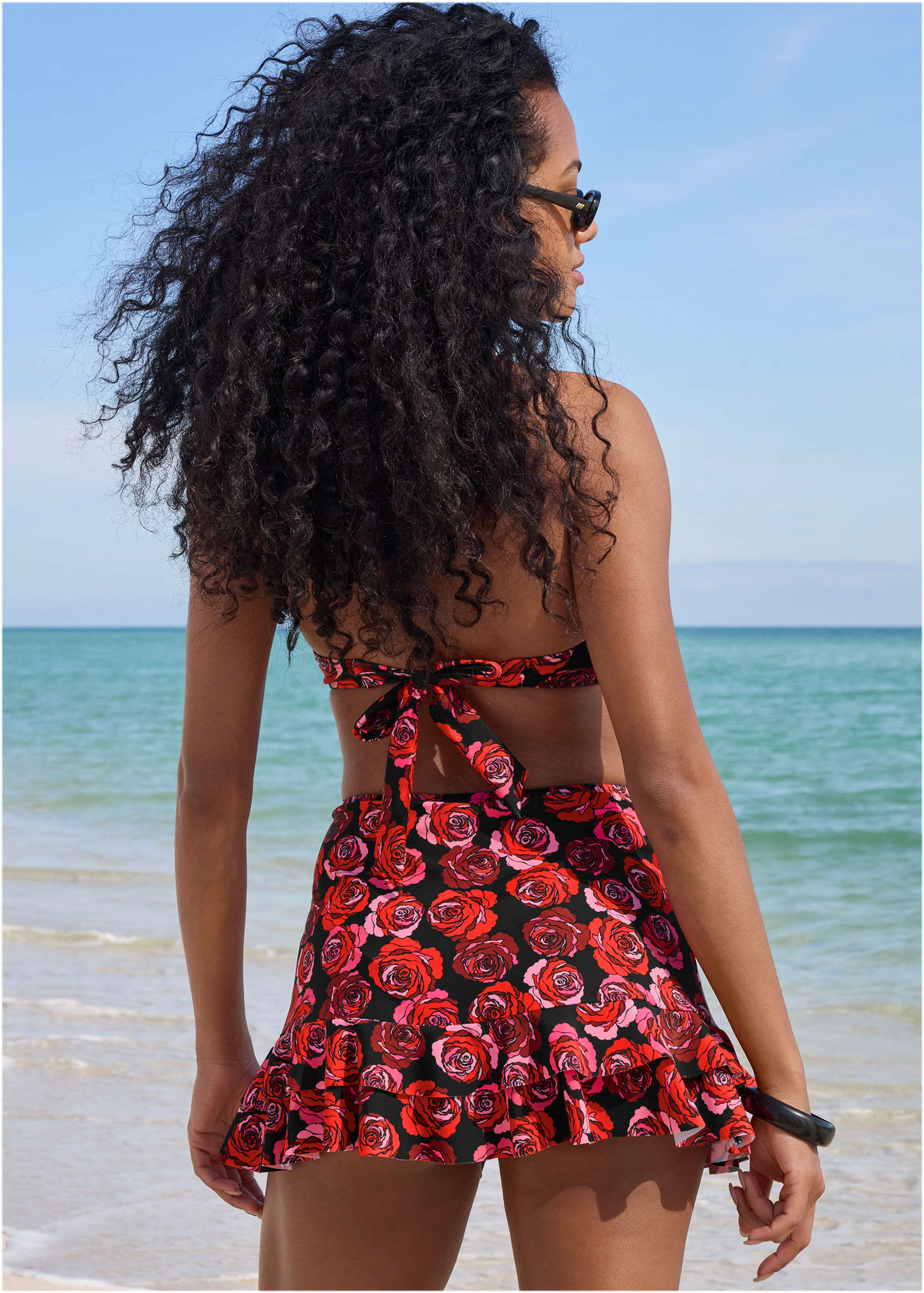 Cover-Up Mini Skirt - Rose Garden - Image 2