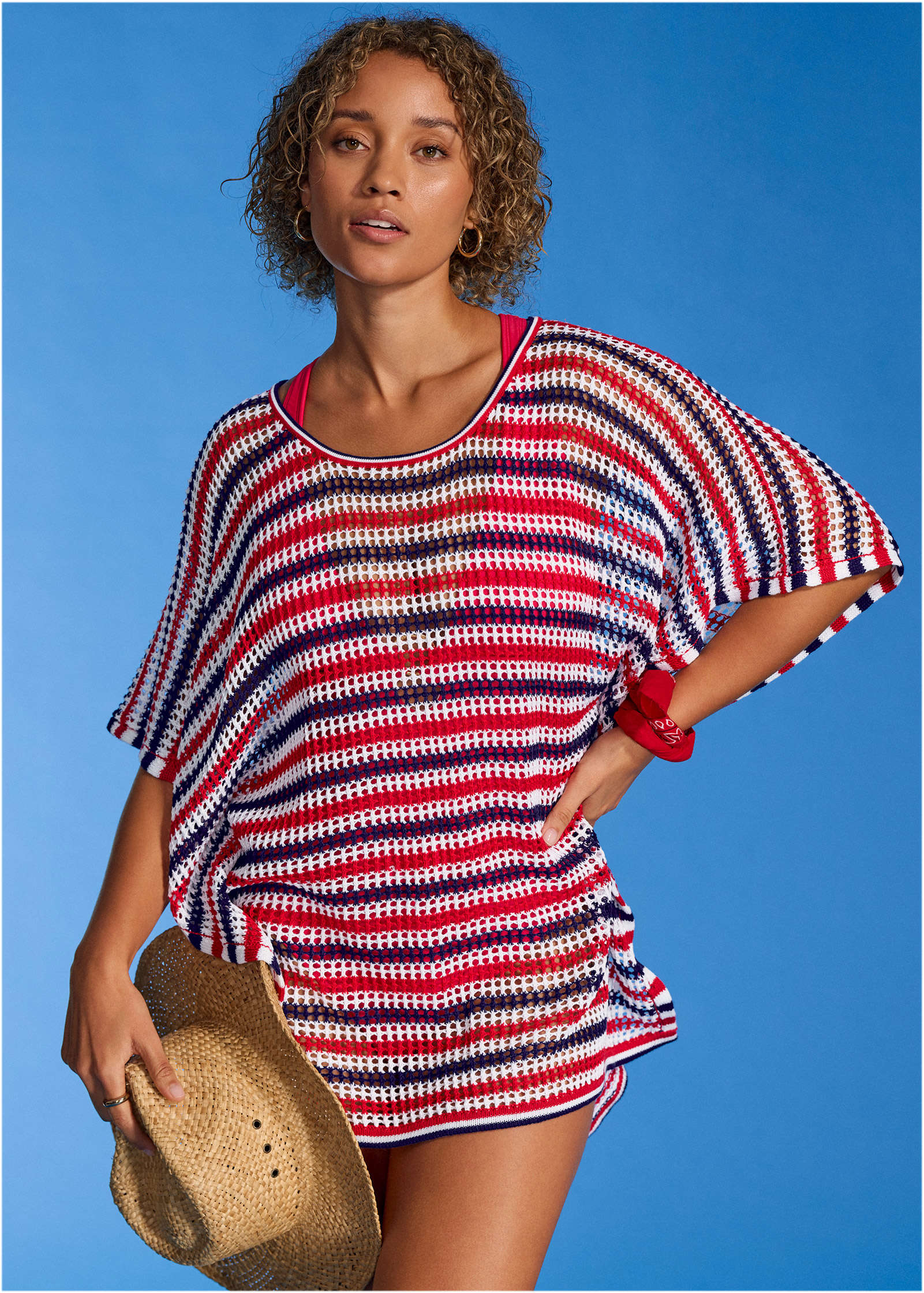Crochet Cover-Up Dress - Americana
