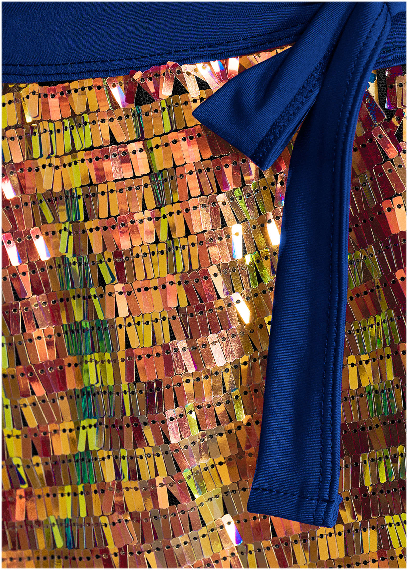 Glitz Cover-Up Wrap Skirt - Sea Green Multi - Image 3