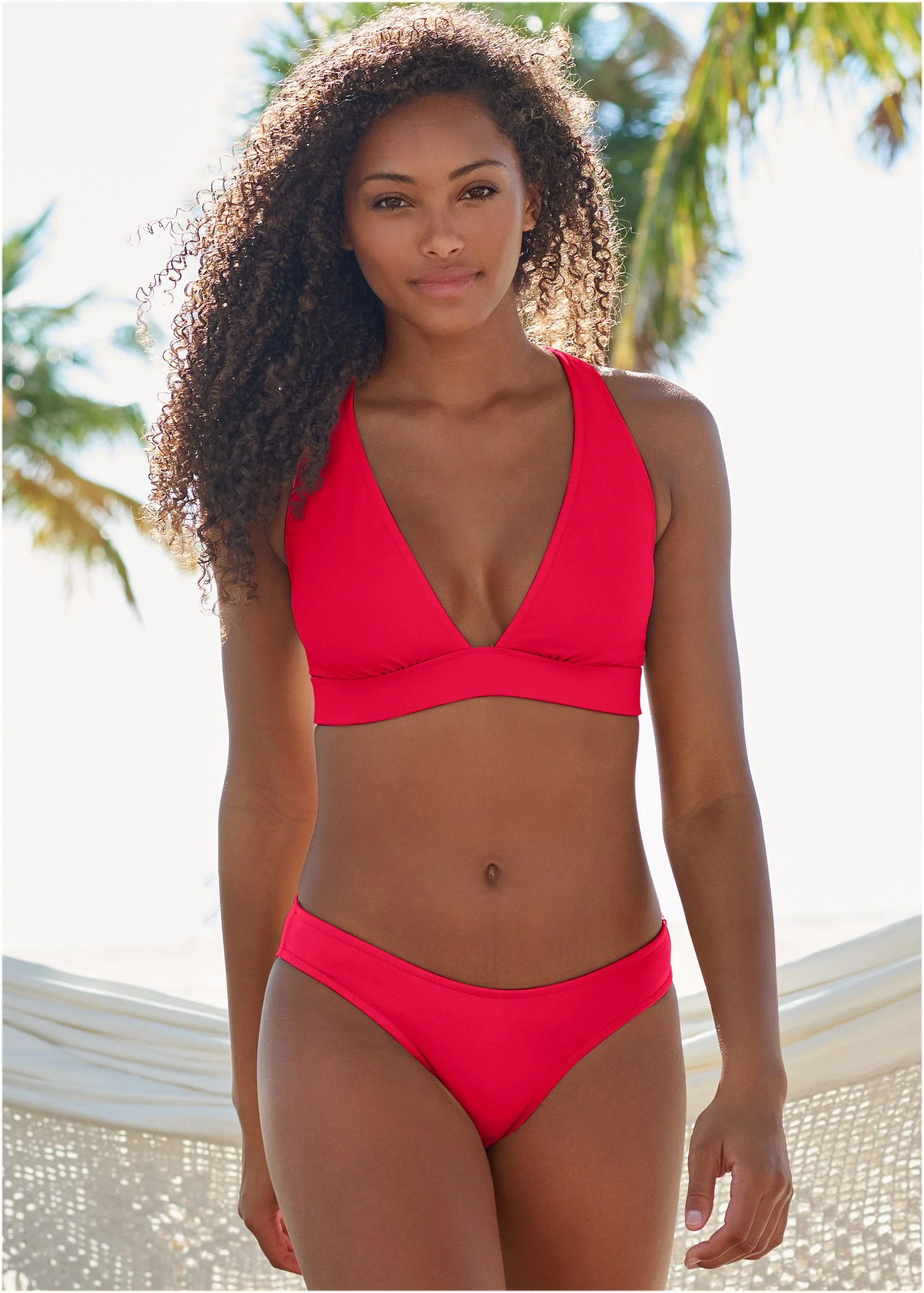 Bali Moderate Bikini Bottom - Red Hot - Image 2