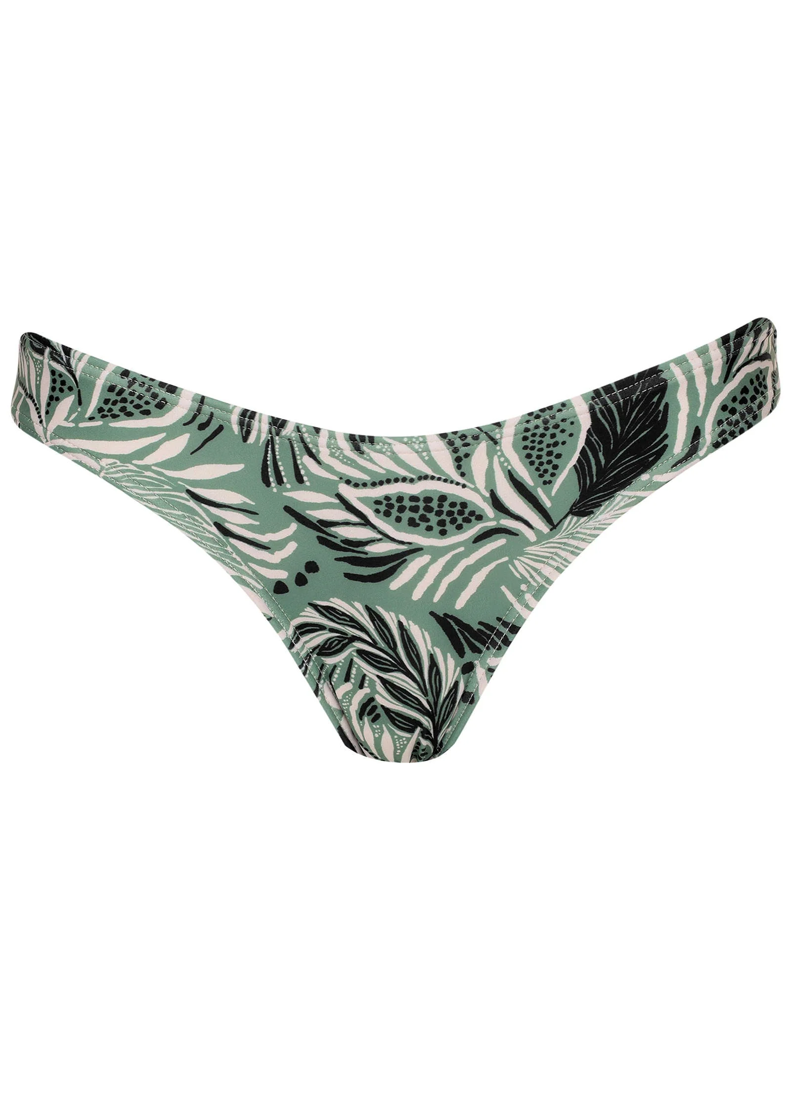 Bali Moderate Bikini Bottom - Sketchy Palms - Image 3