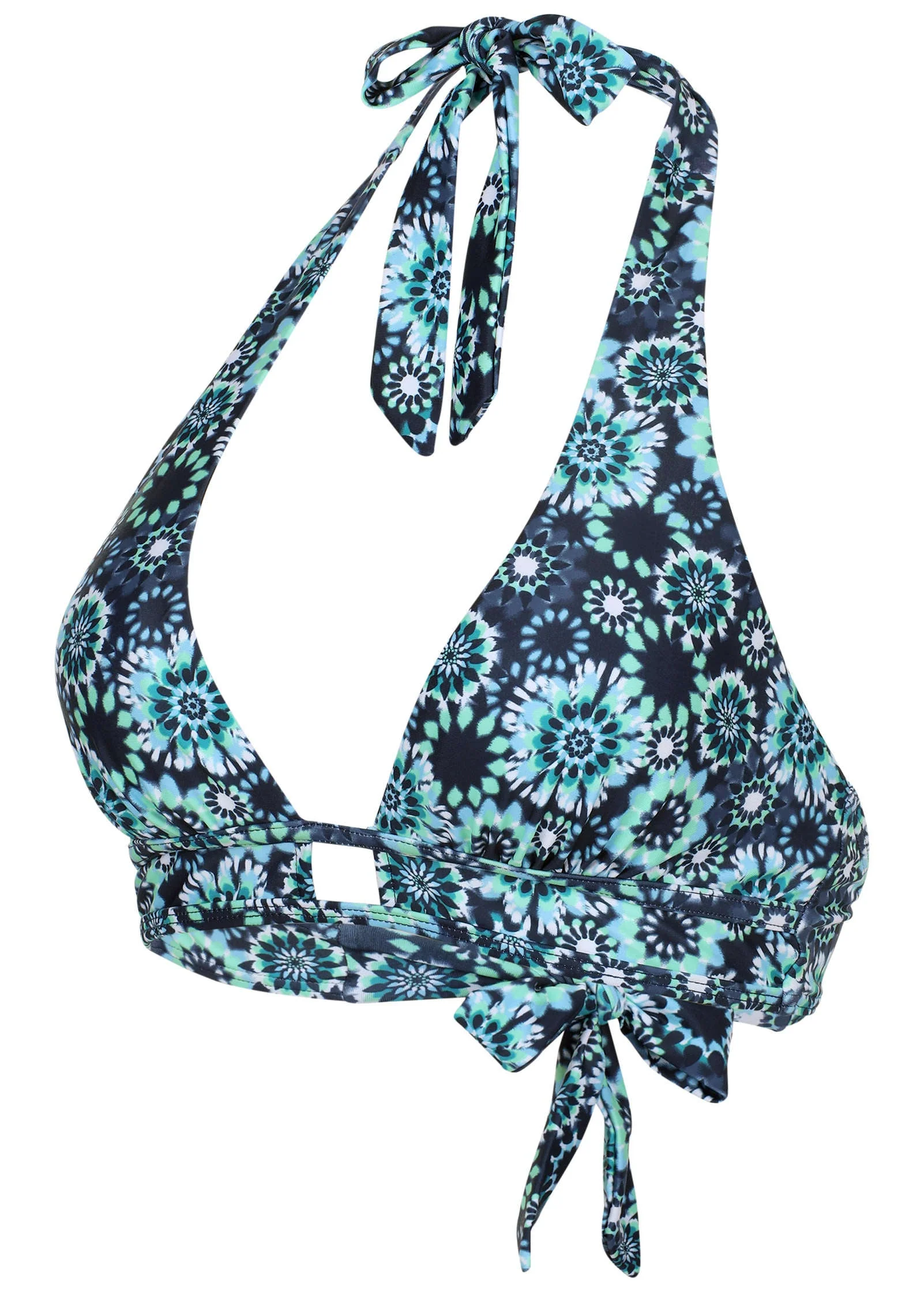 St Thomas Halter Top - Cool Kaleidoscope - Image 2