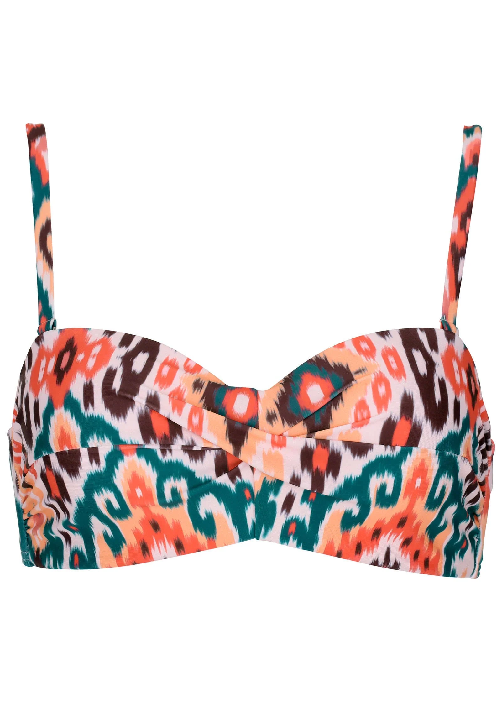 Amalfi Bandeau Bikini Top - Ikat Chandelier - Image 3