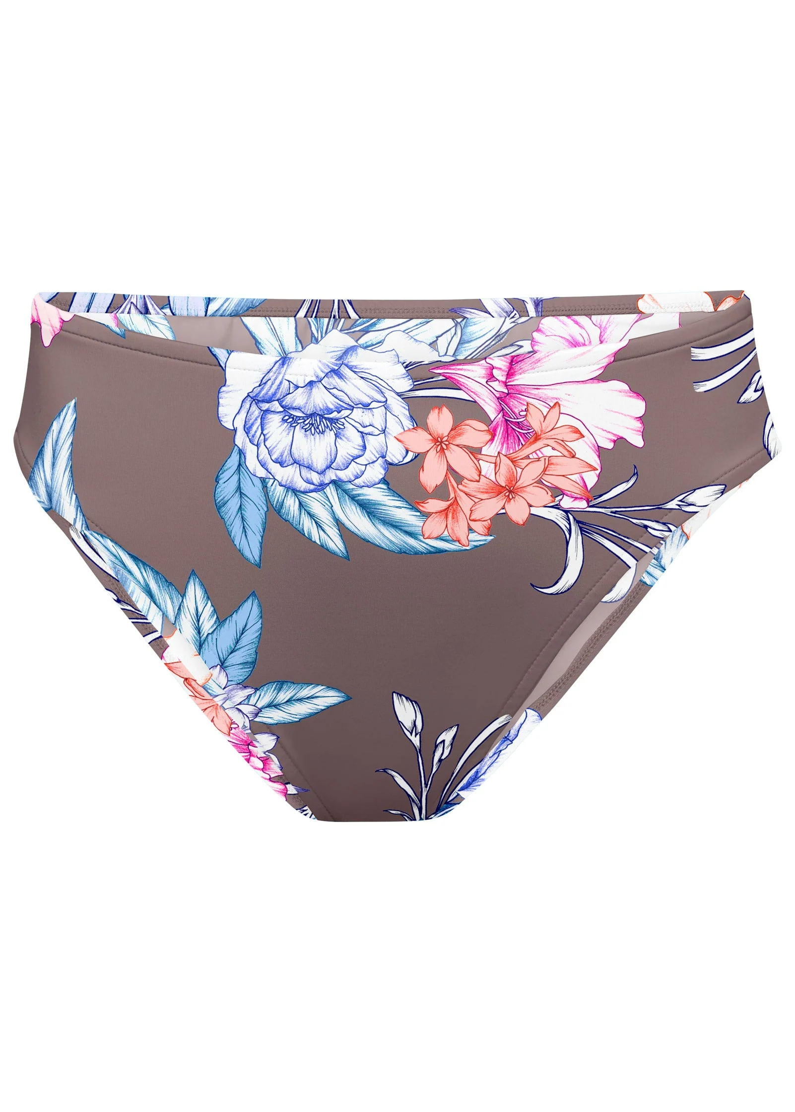 Fiji Moderate Bikini Bottom - Hawaiian Floral - Image 3