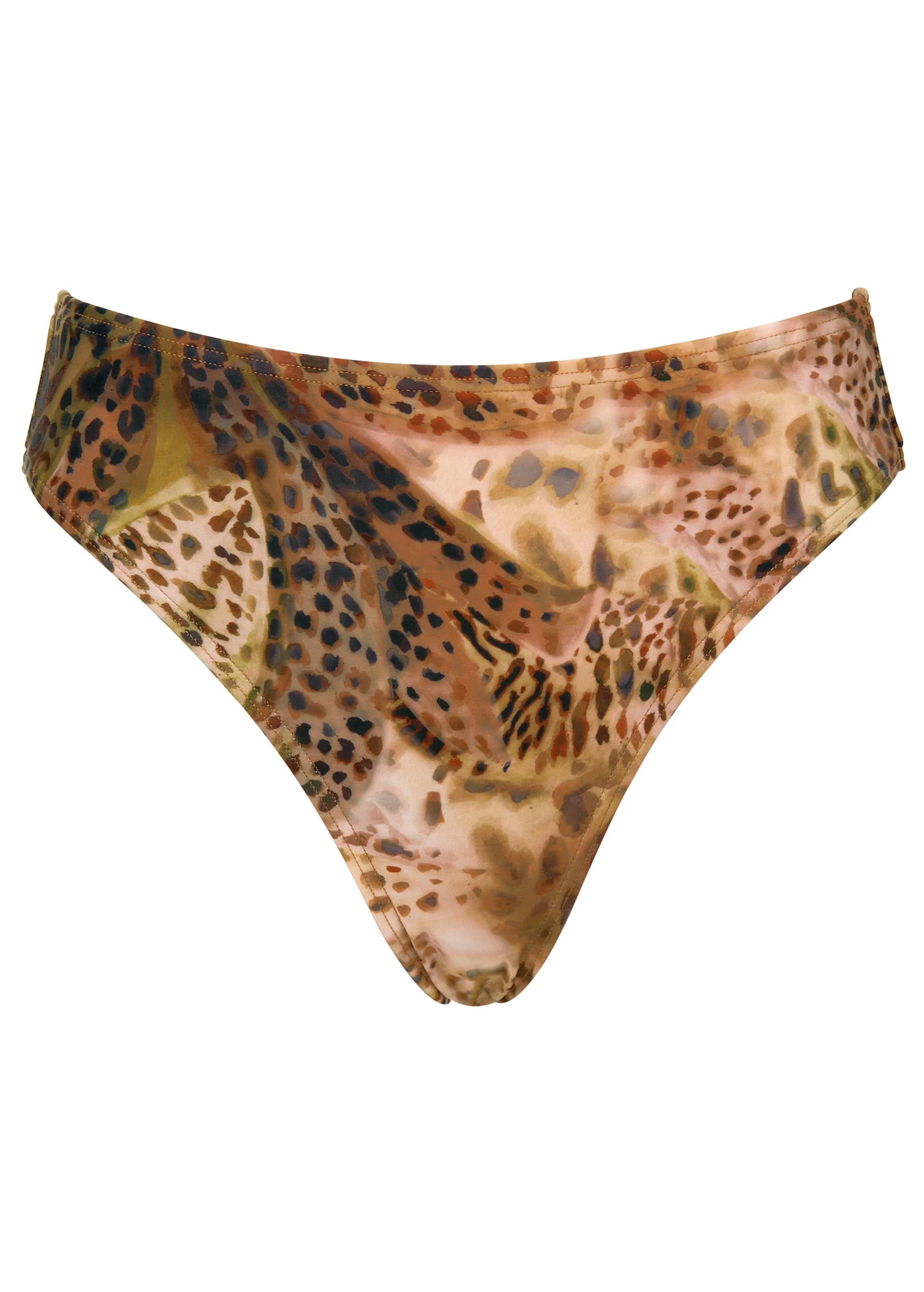 Fiji Moderate Bikini Bottom - Leopard Lillies Small - Image 3