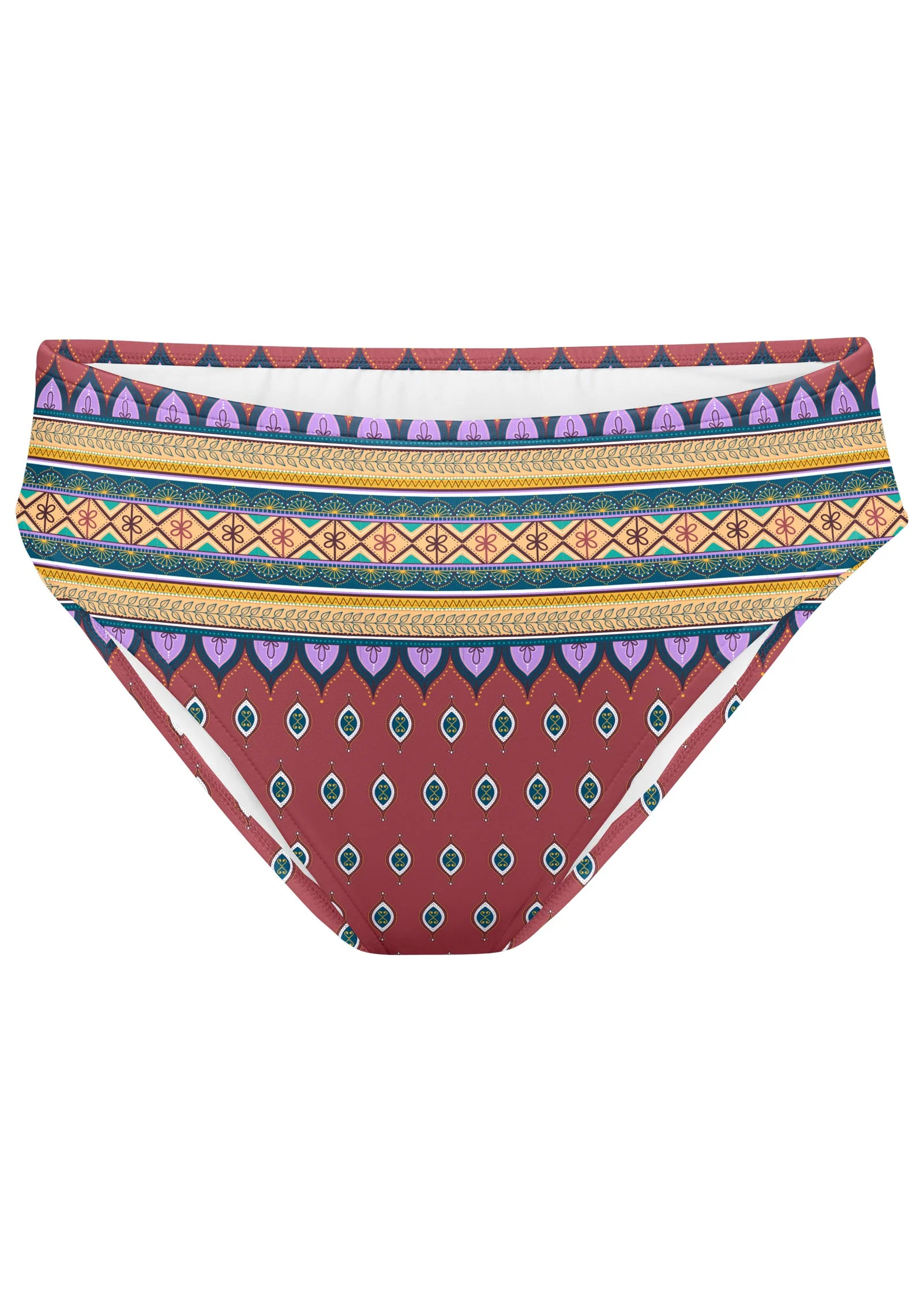 Fiji Moderate Bikini Bottom - Modern Moroccan - Image 5