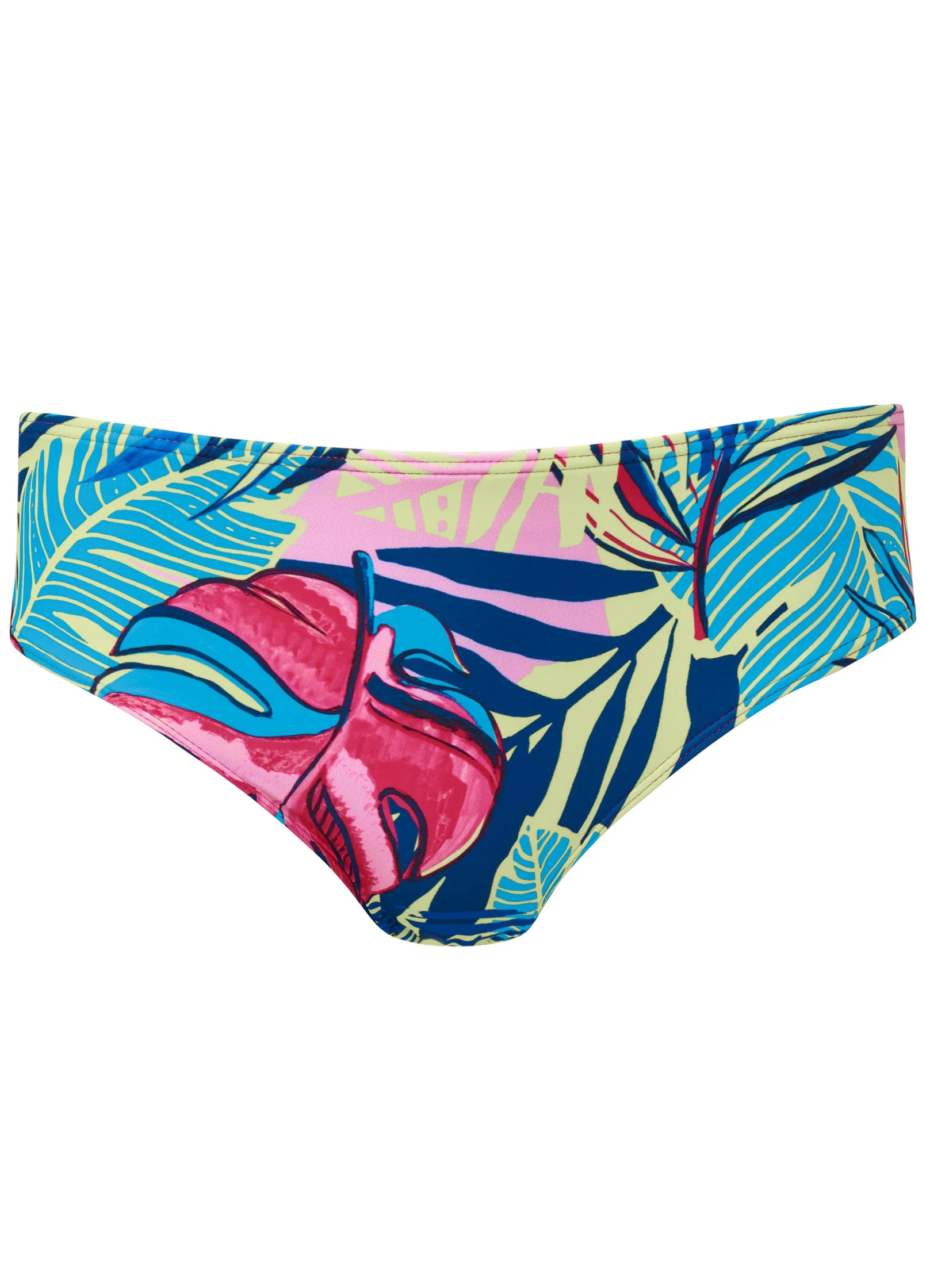 Fiji Moderate Bikini Bottom - Summer Leaves - Image 3