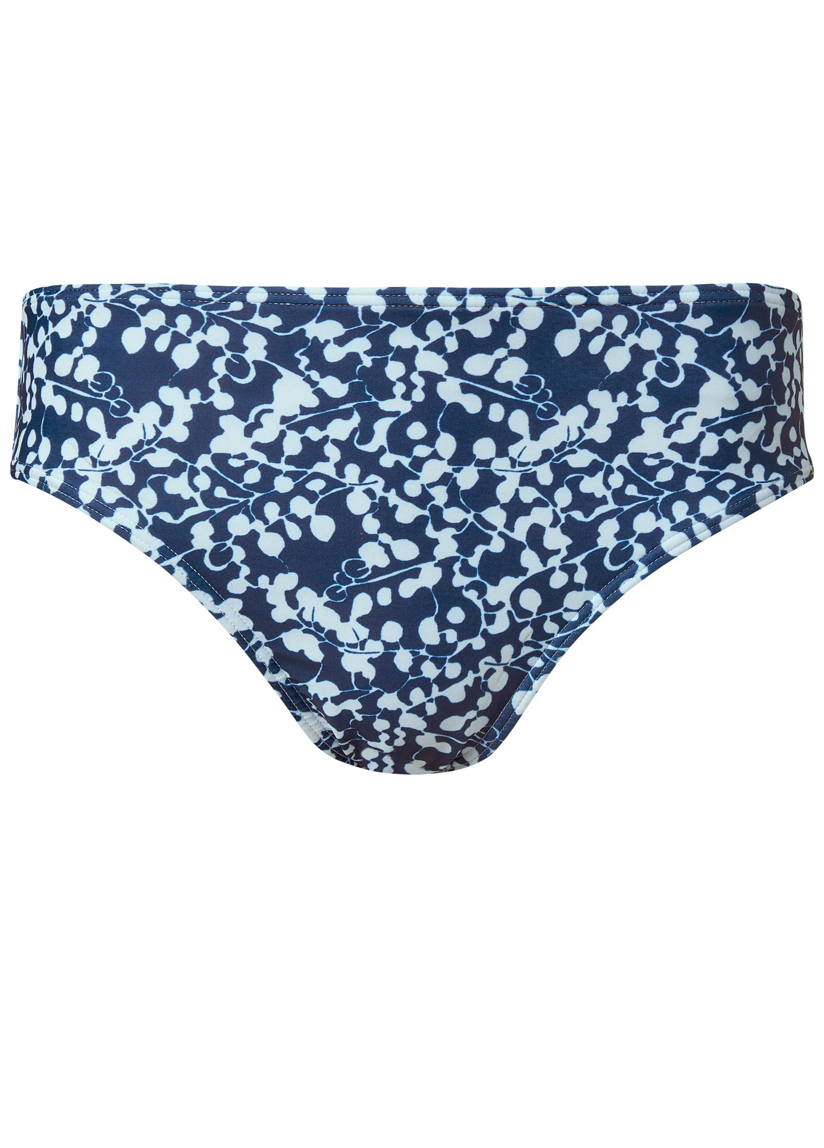Fiji Moderate Bikini Bottom - Blue Blooms - Image 3