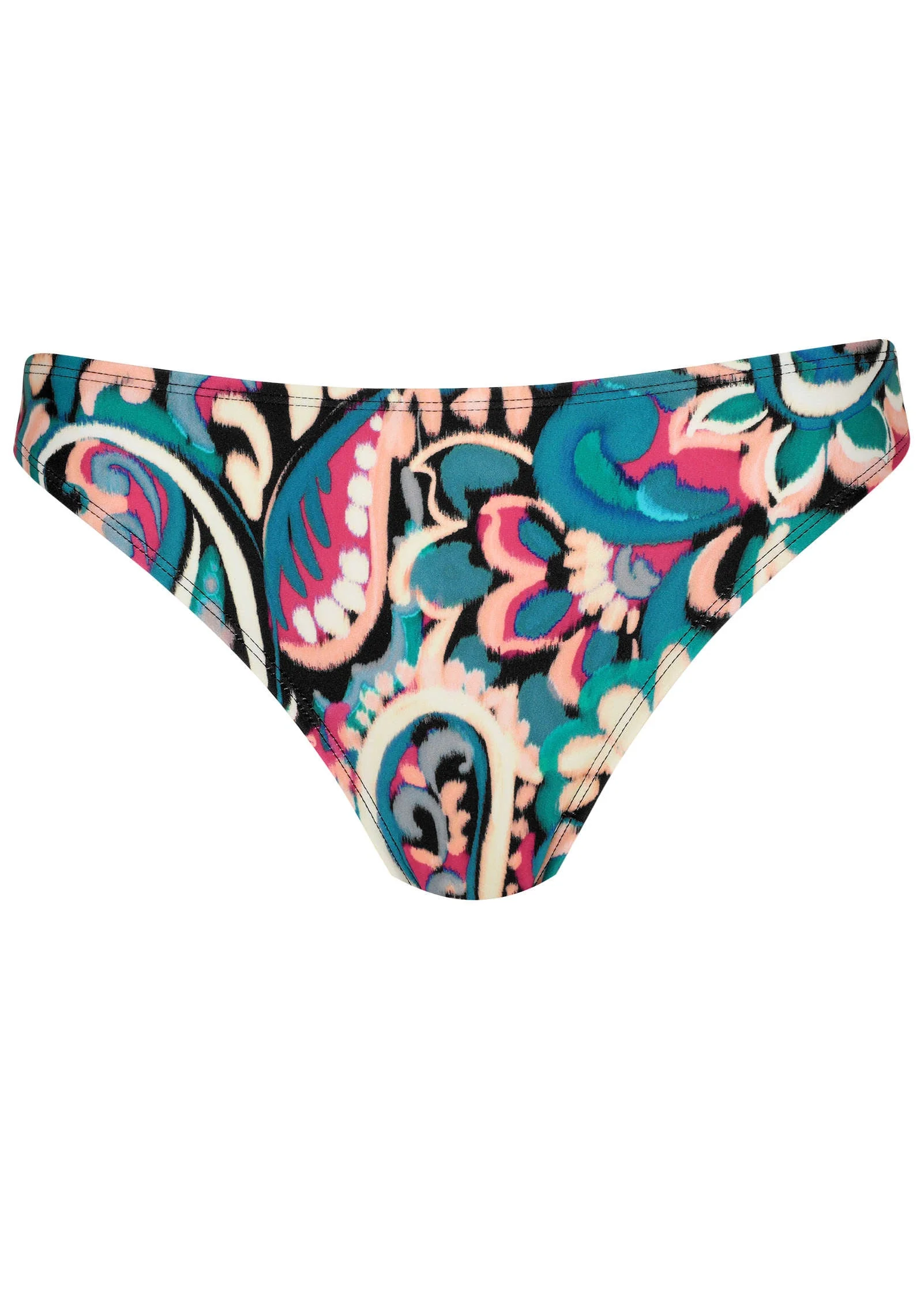 Honolulu Midi Bikini Bottom - Fuzzy Paisley - Image 3