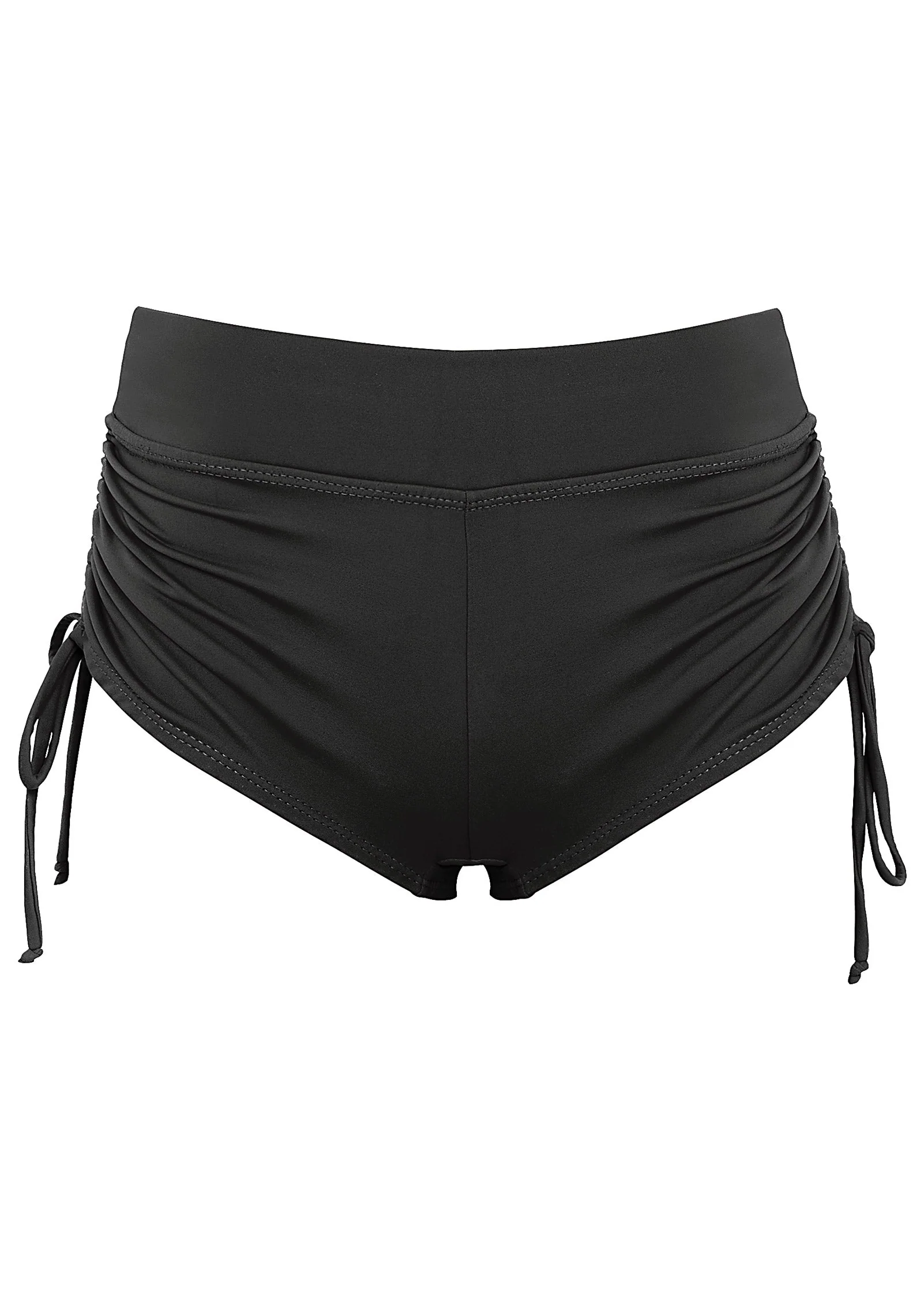 Adjustable Side Swim Short - Black Beauty - Image 3