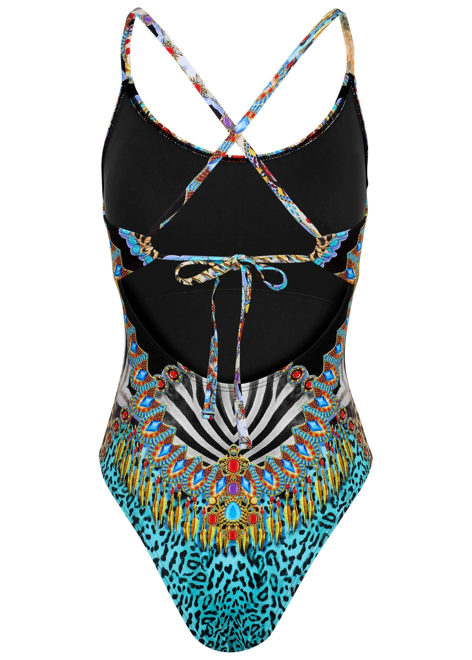 Bondi One-Piece Swimsuit - Mirrored Jungle - Image 4