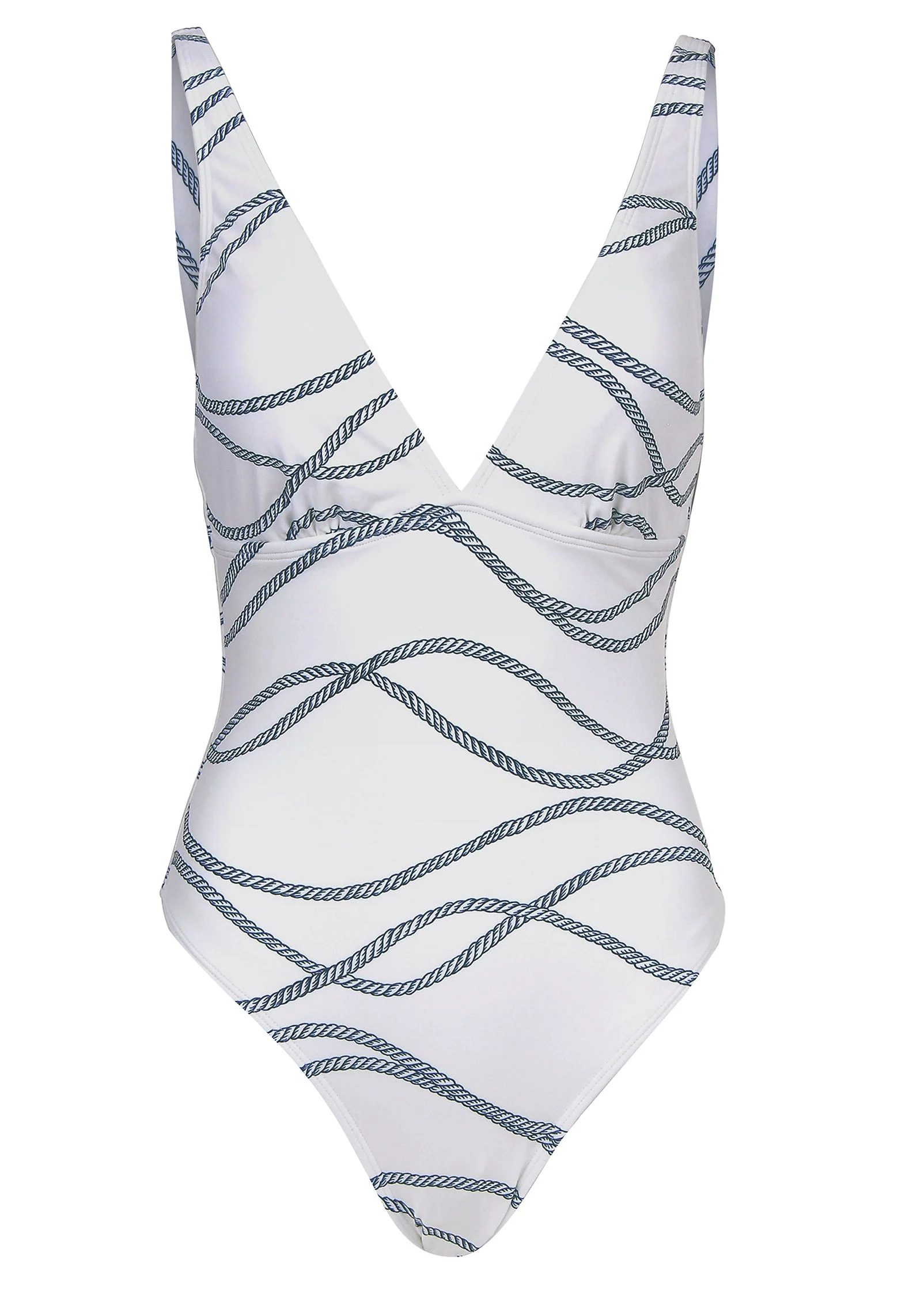 Maldives Plunge Swimsuit - Nautical Ropes - Image 3