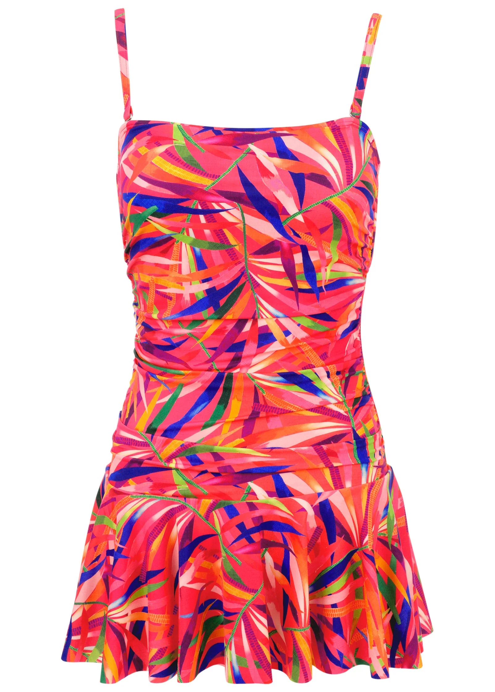 Venice Skirted Swim Dress - Tropical Jungle - Image 3