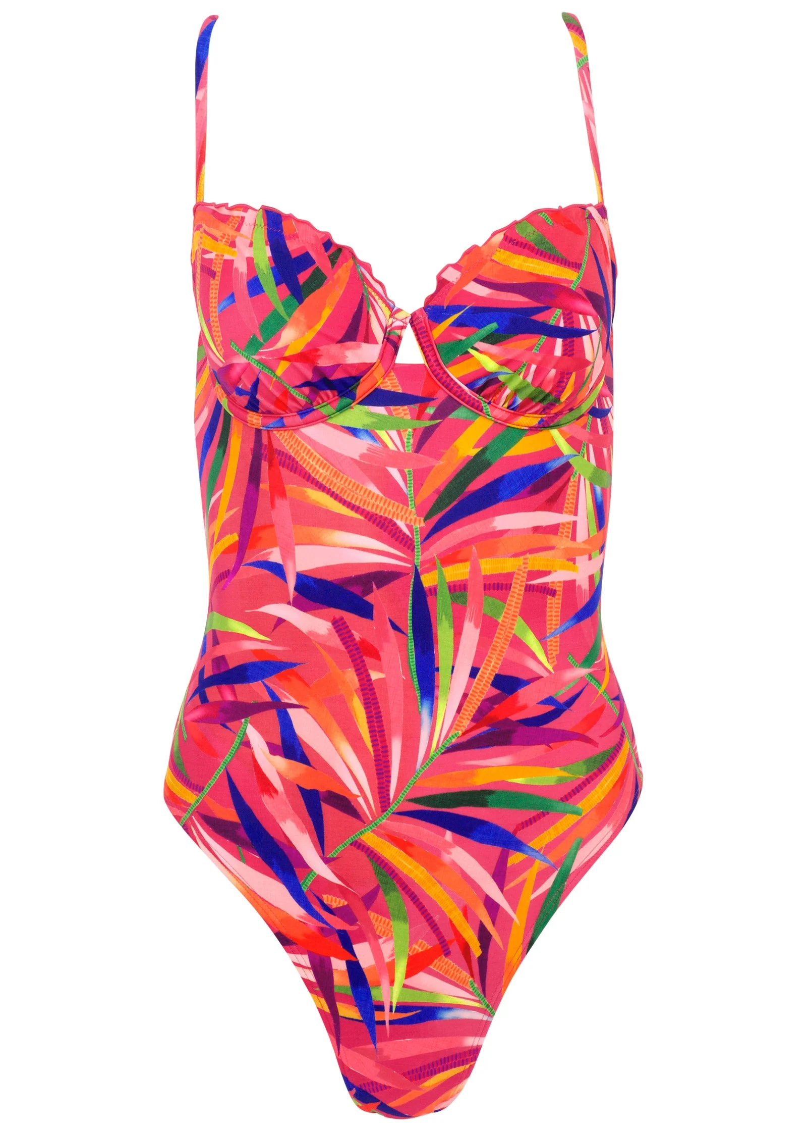Bermuda Underwire Swimsuit - Tropical Jungle - Image 4