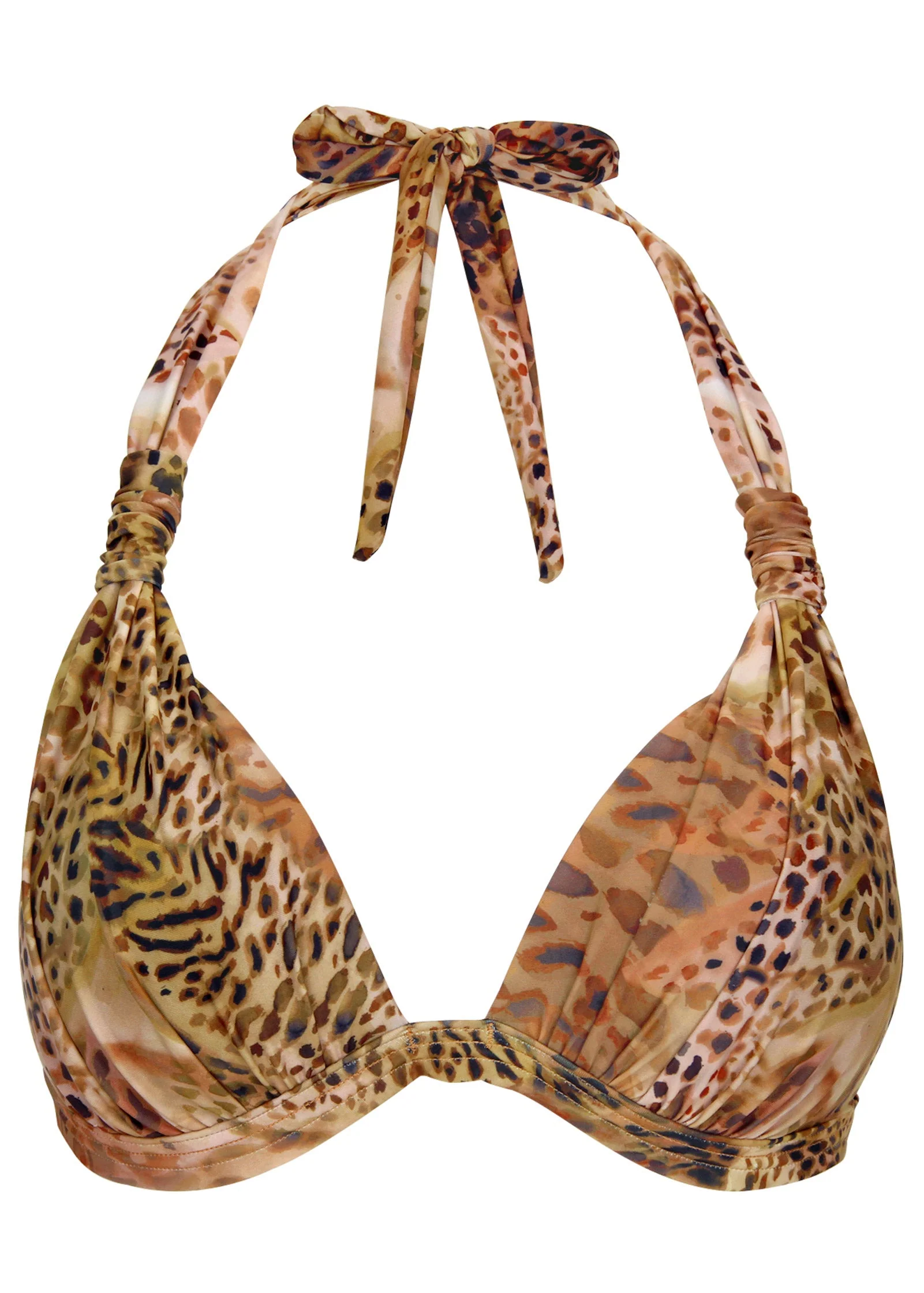 Goddess Push-Up Halter Top - Leopard Lillies Small - Image 4