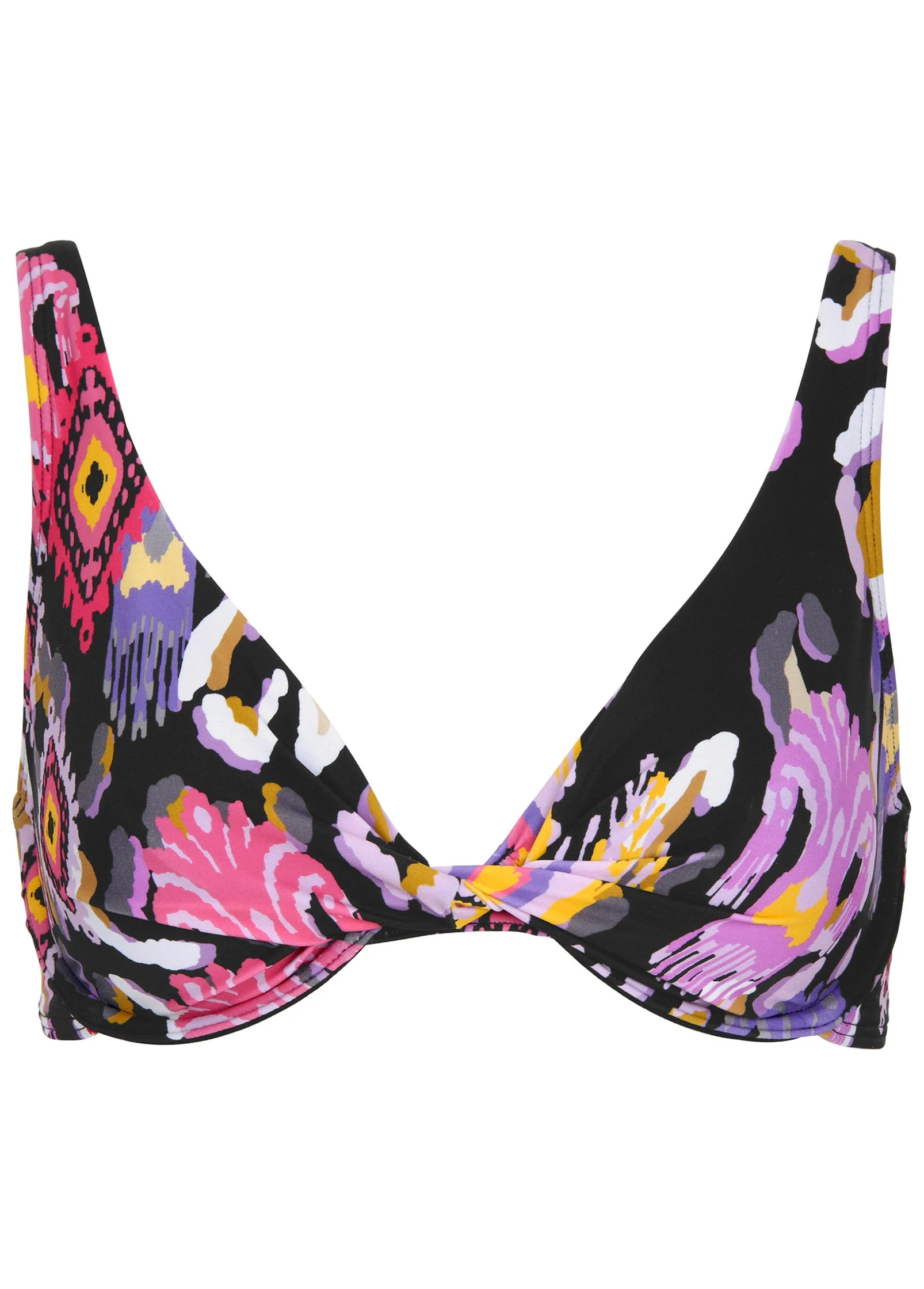 Antigua Twist Bikini Top - Desert Ikat Black - Image 3