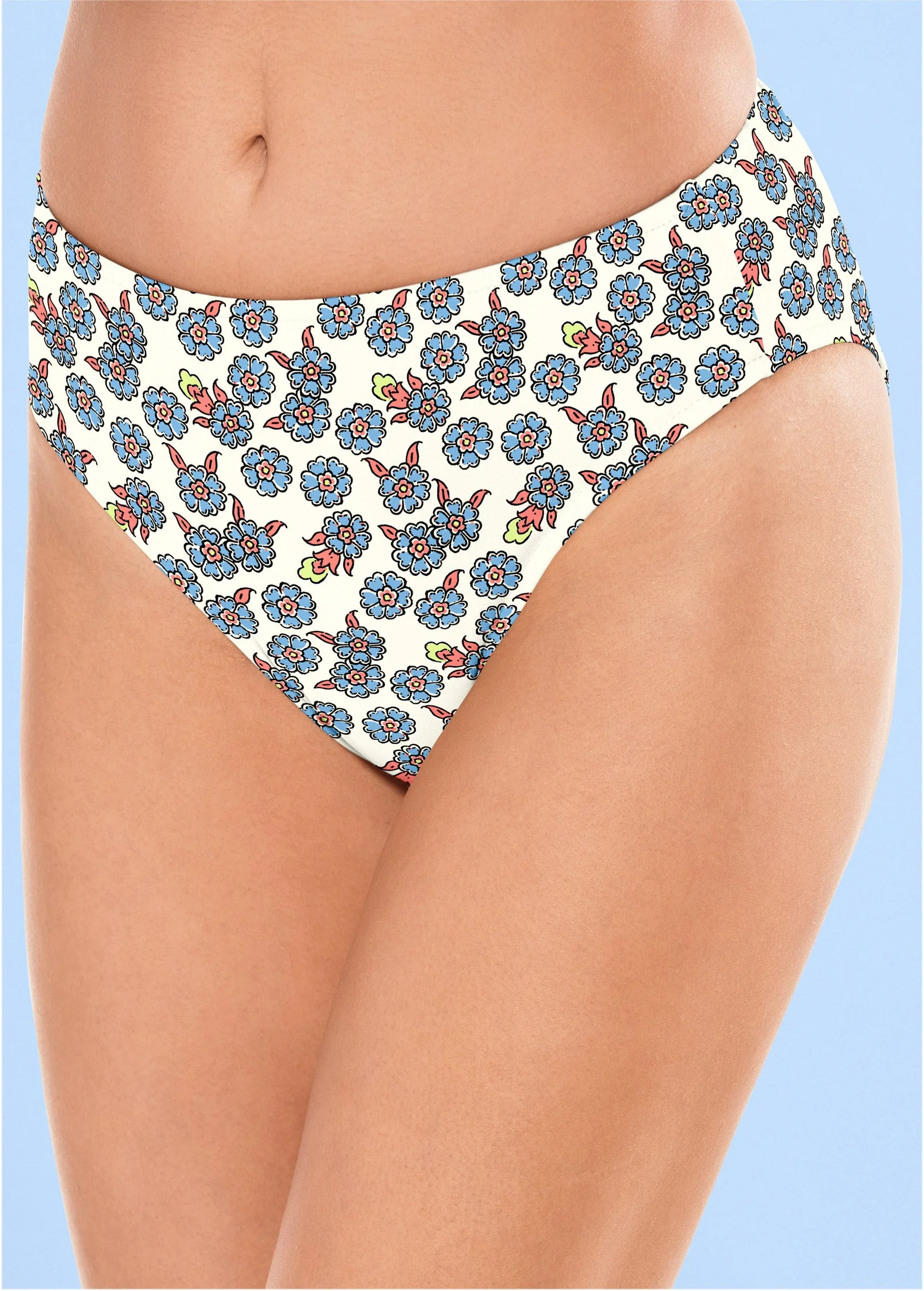 High-Waist Moderate Bottom - Dainty Bloom - Image 3