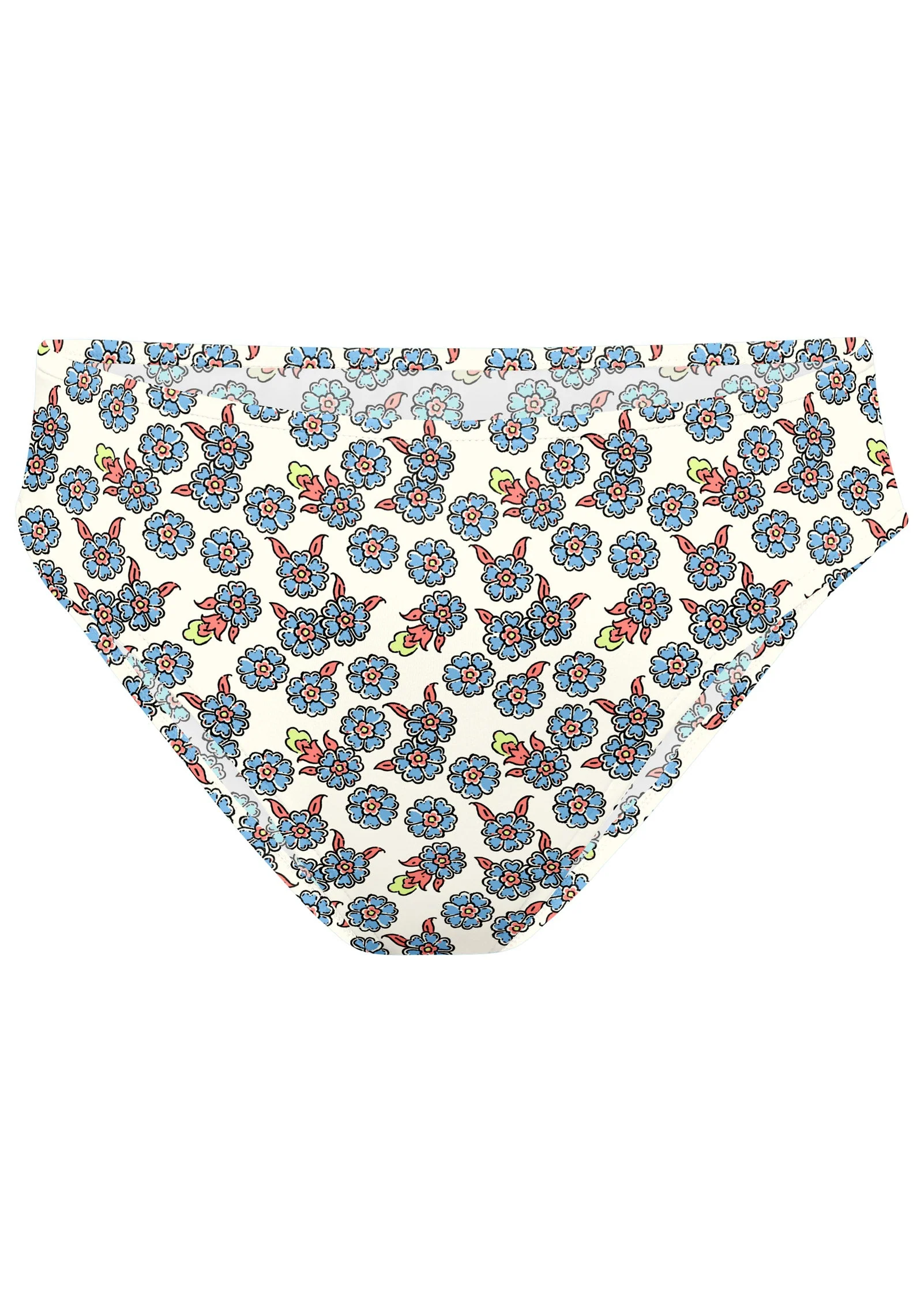 High-Waist Moderate Bottom - Dainty Bloom - Image 5