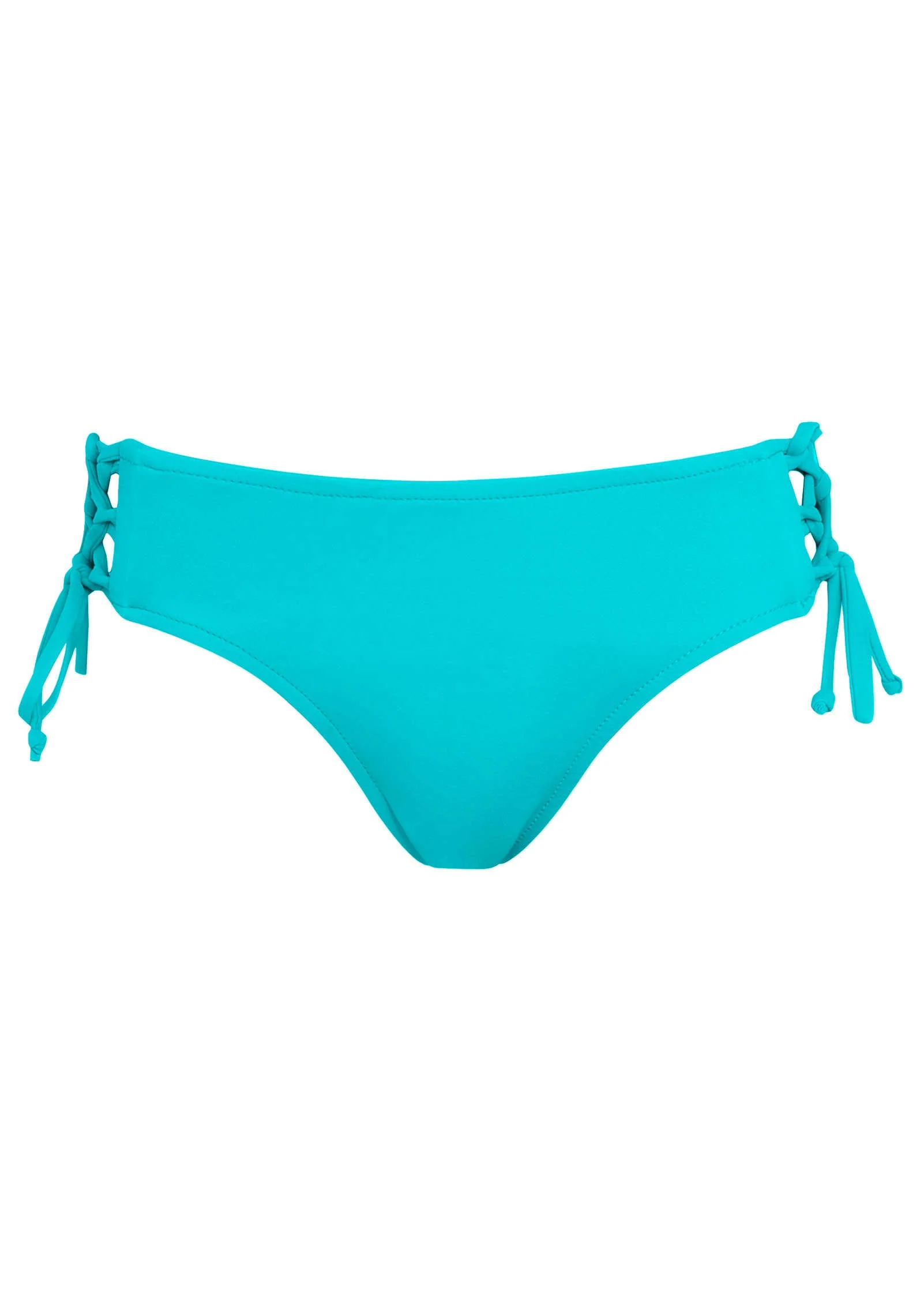 Lattice Side Bikini Bottom - Aqua Reef - Image 6
