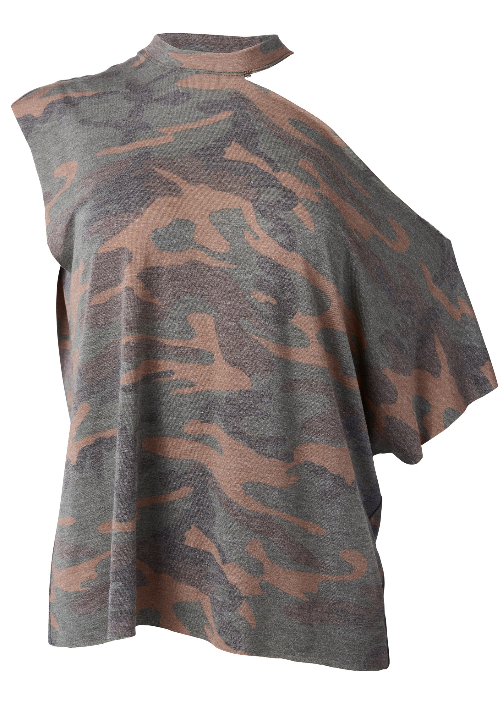 Camo Lounge Top - Green Multi - Image 6