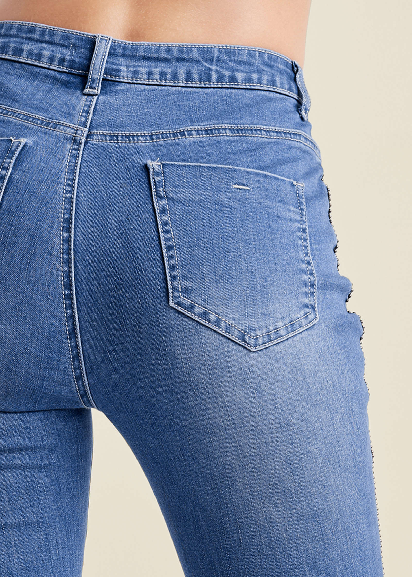 Extreme Flare Jeans - Medium Wash - Image 6