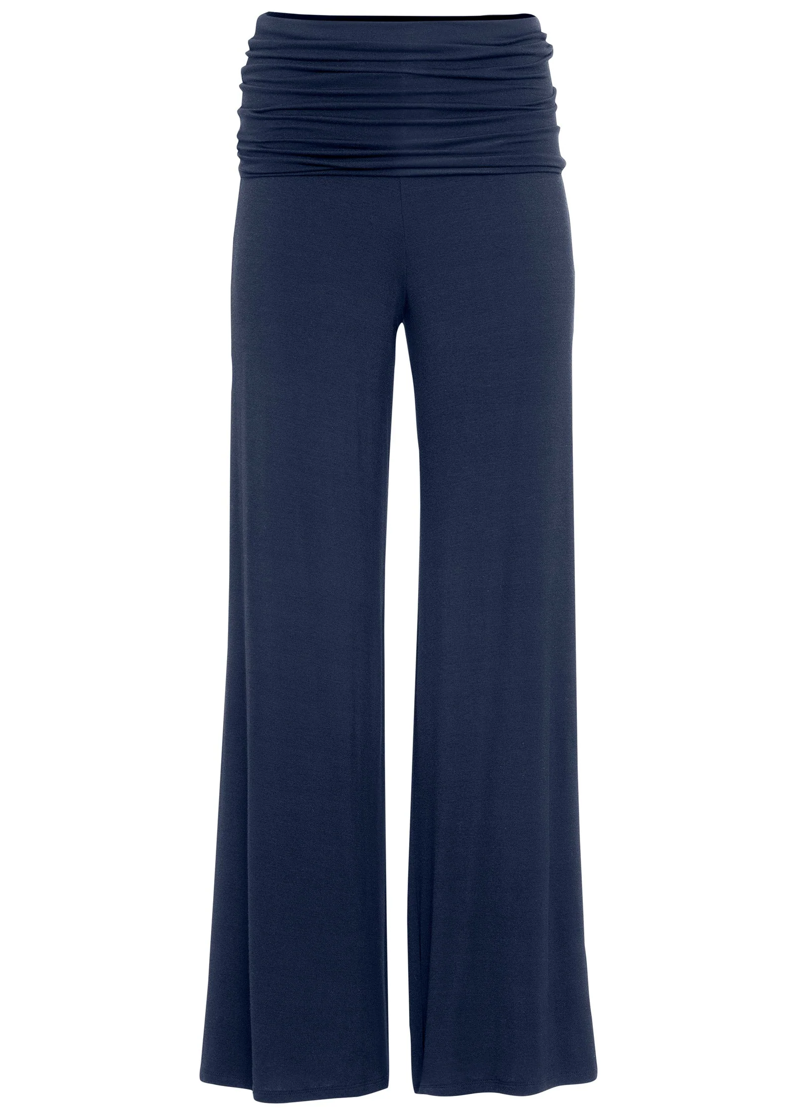 Easy Foldover Pants - Navy - Image 6