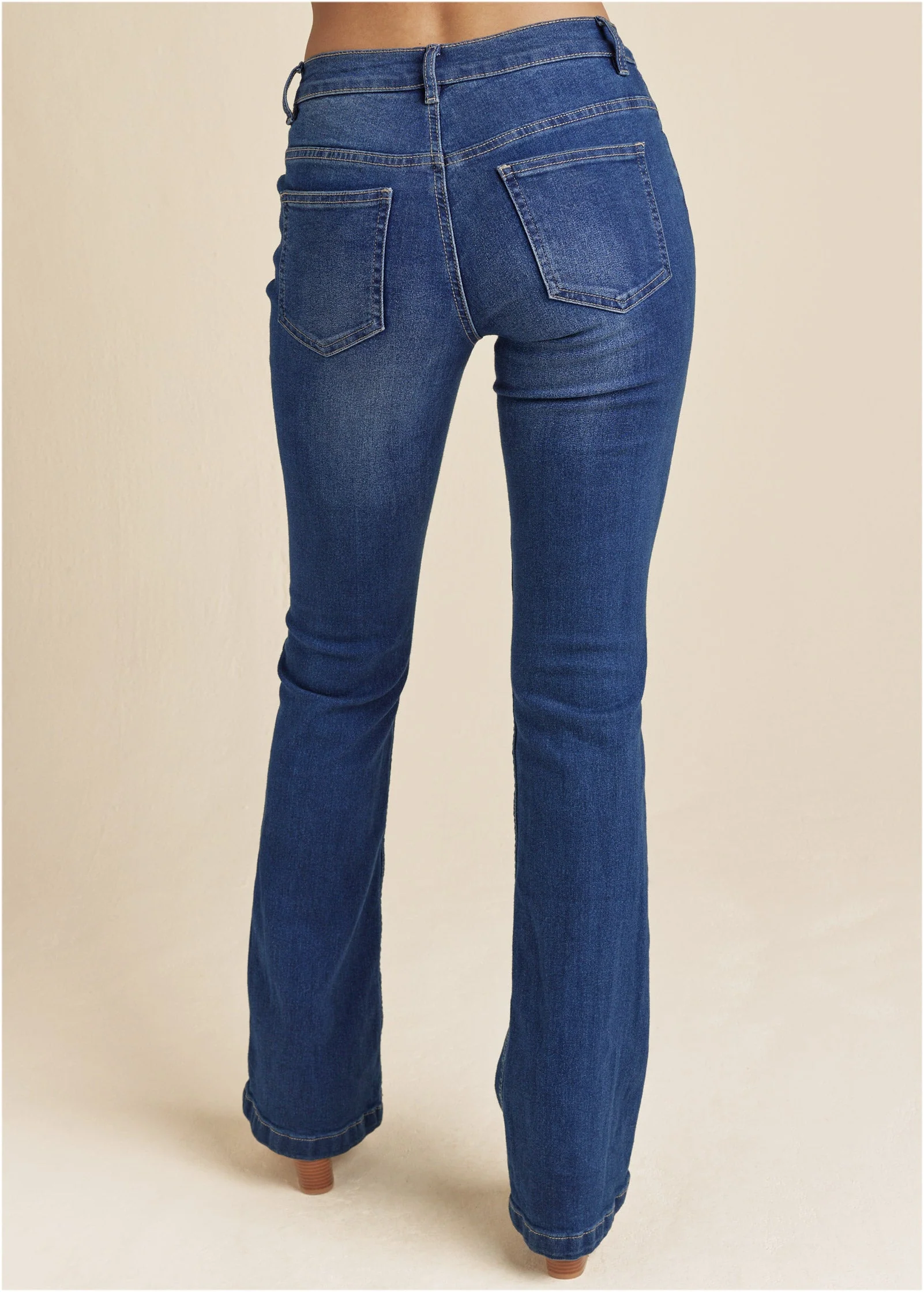 Halle Bootcut Jeans - Dark Wash - Image 3