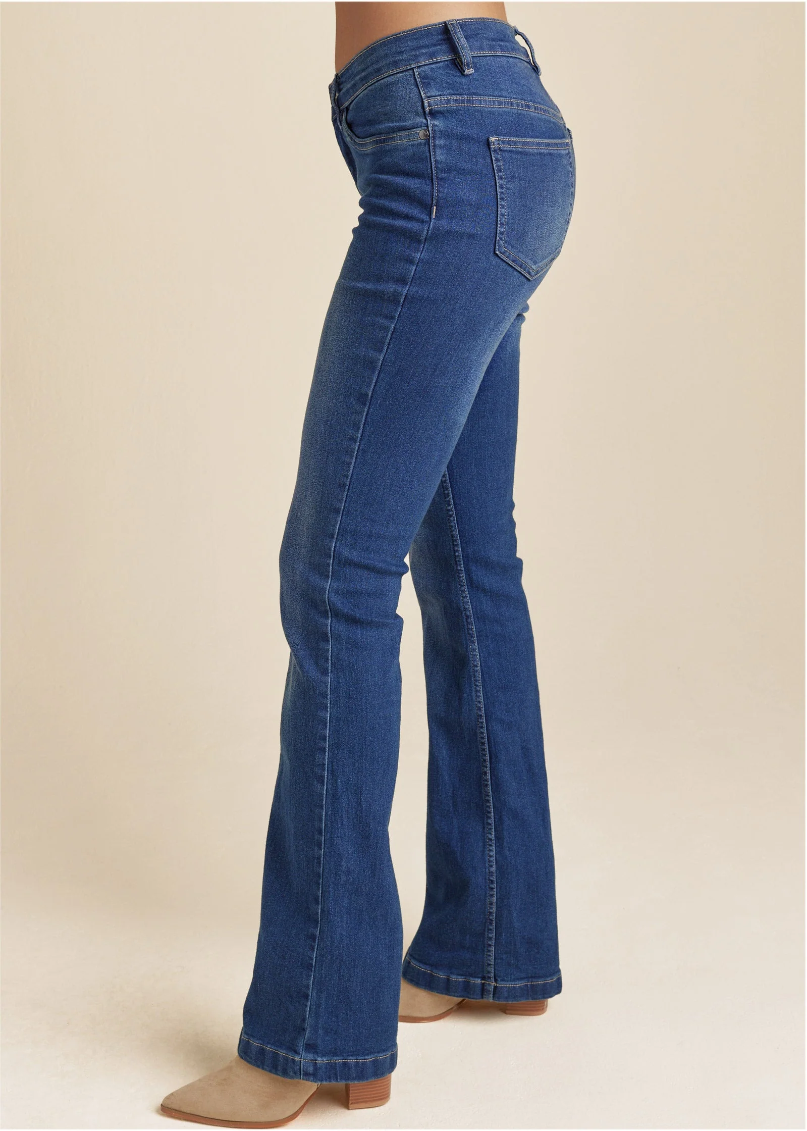 Halle Bootcut Jeans - Dark Wash - Image 4