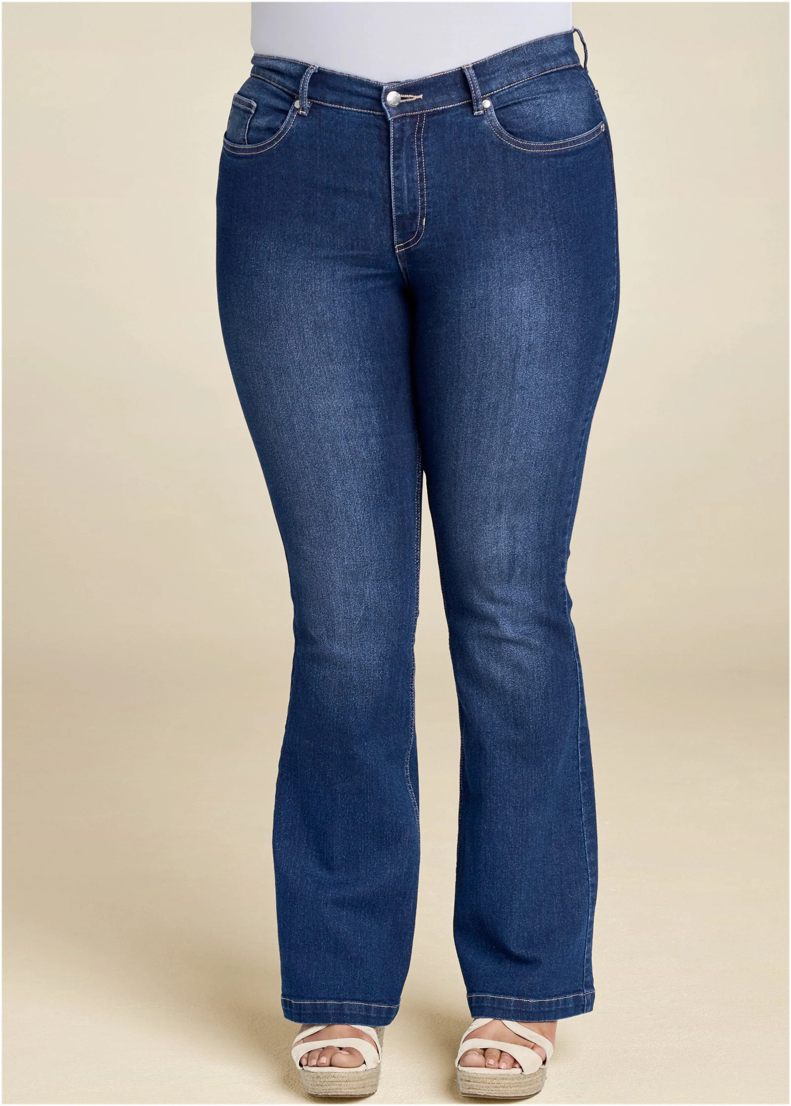 Halle Bootcut Jeans - Dark Wash - Image 7