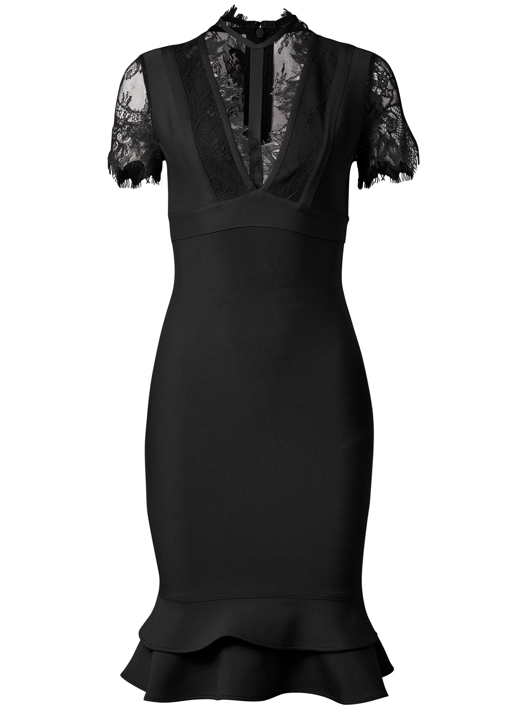 Bandage Strappy Dress - Black - Image 4