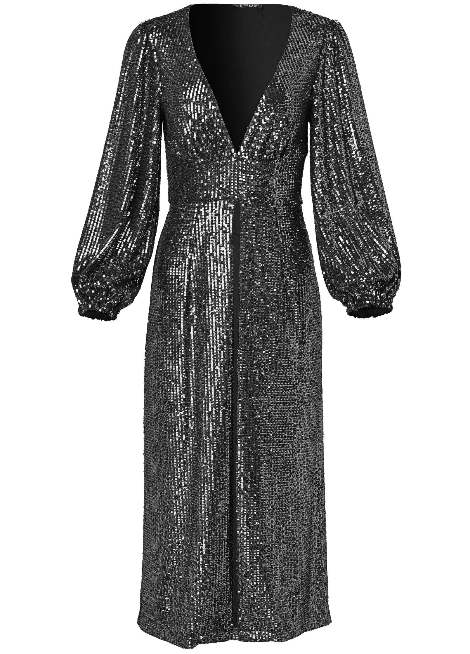 Sequin Maxi Top - Gunmetal - Image 5