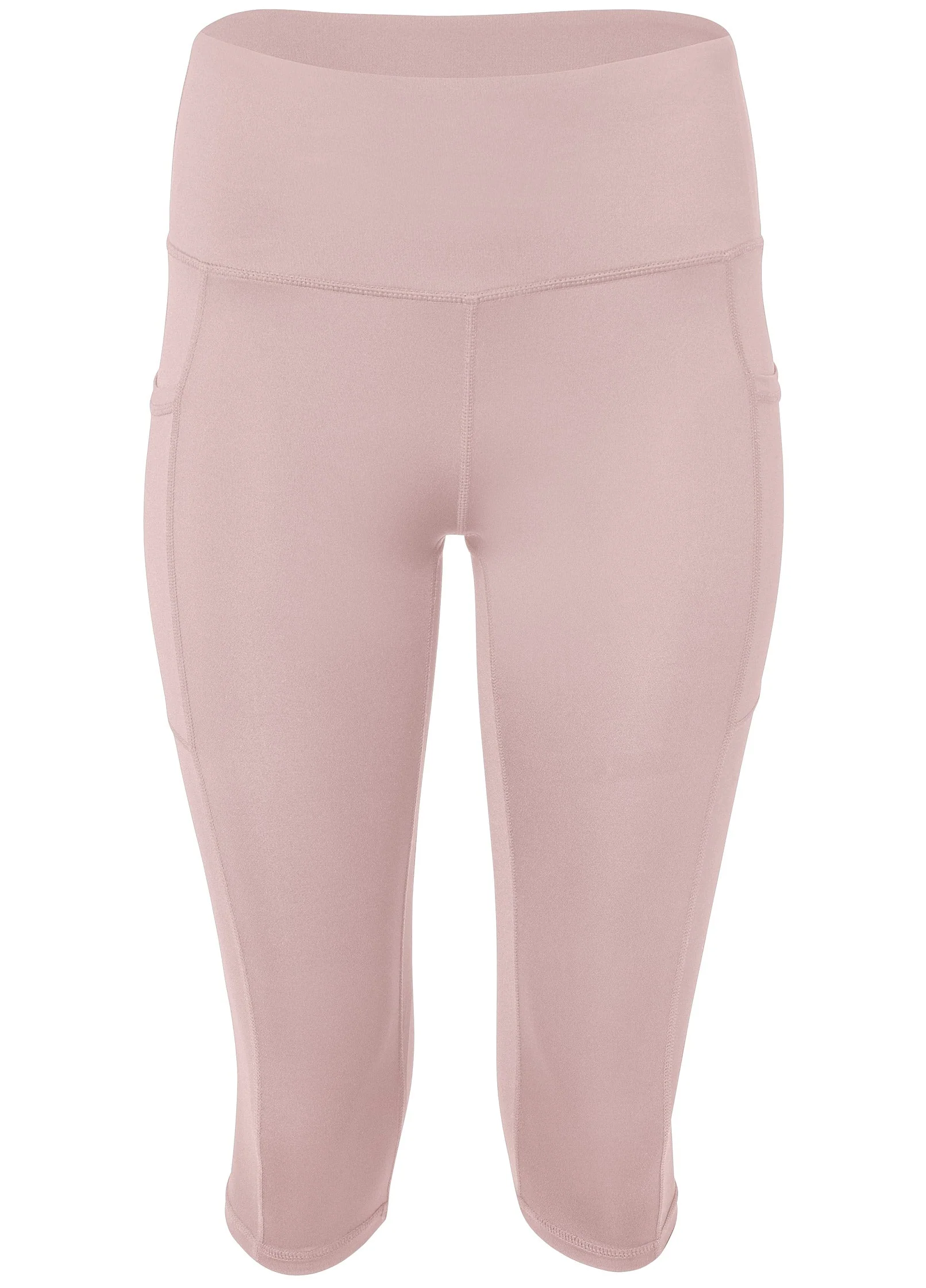 Pocket Capri Leggings - Tan - Image 7