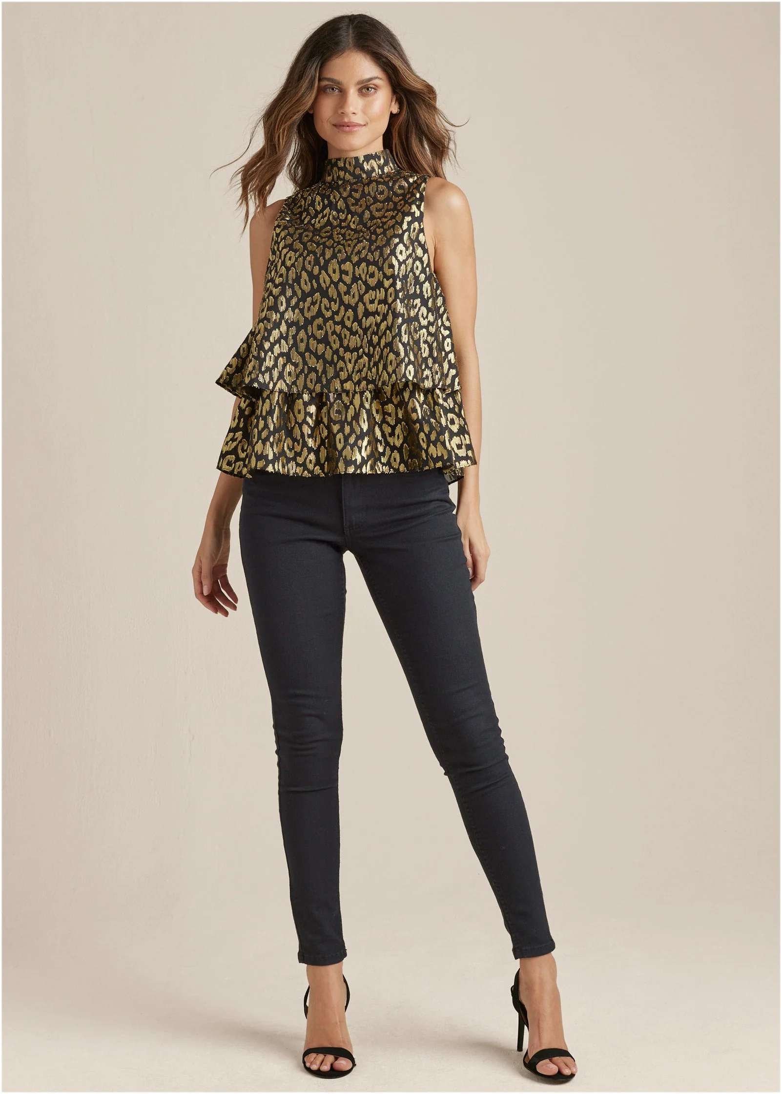 Heidi Skinny Jeans - Black Denim