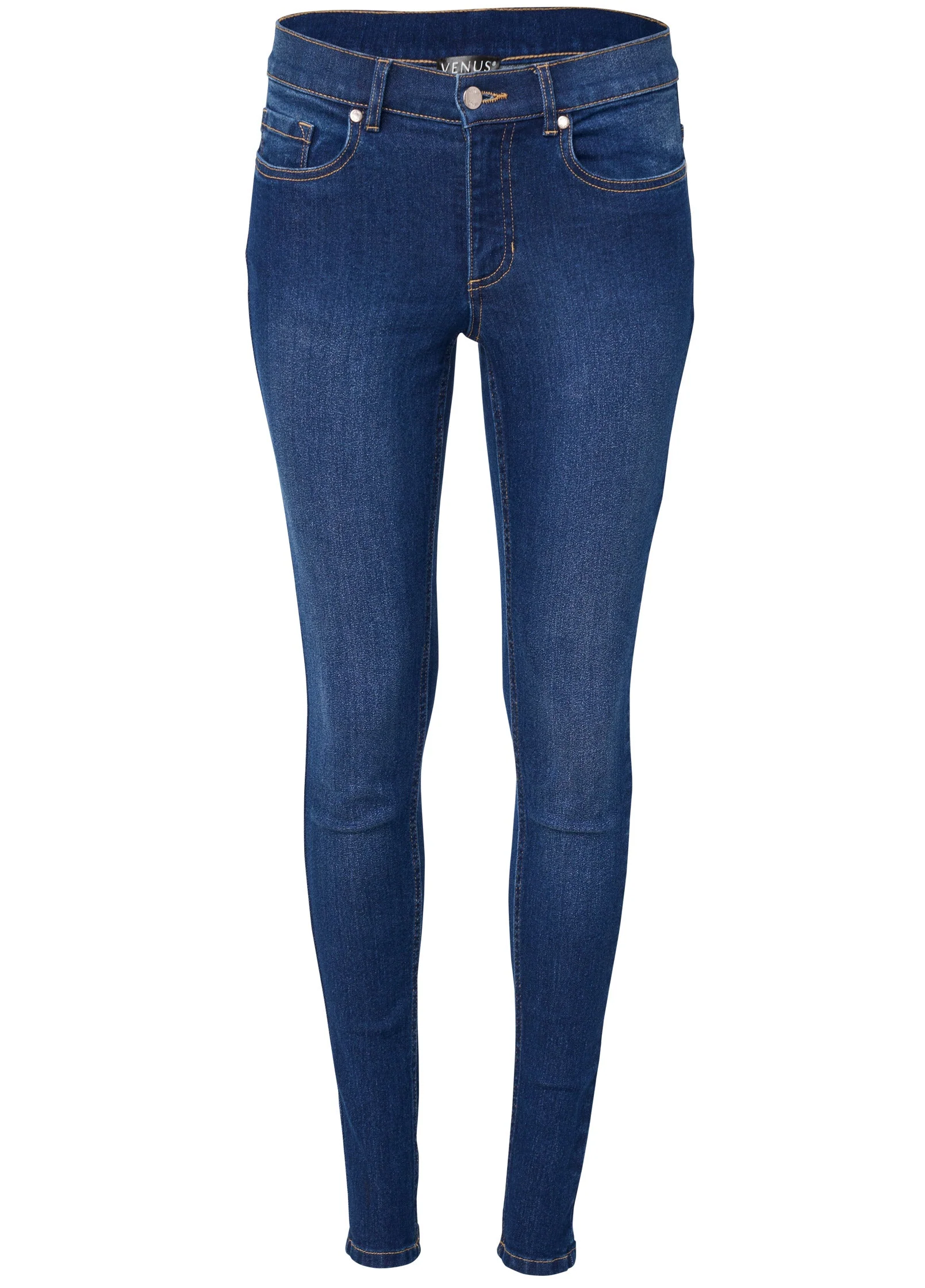 Heidi Skinny Jeans - Dark Wash - Image 5