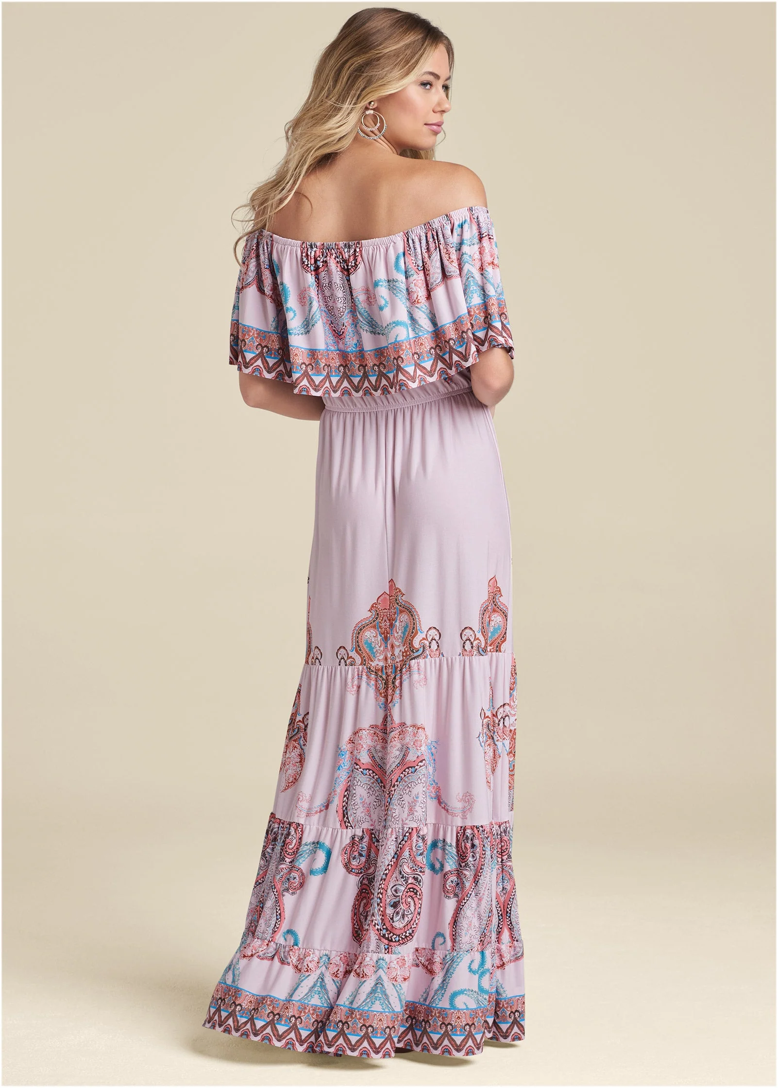 Wandering Goddess Dress - Blush Multi - Image 2