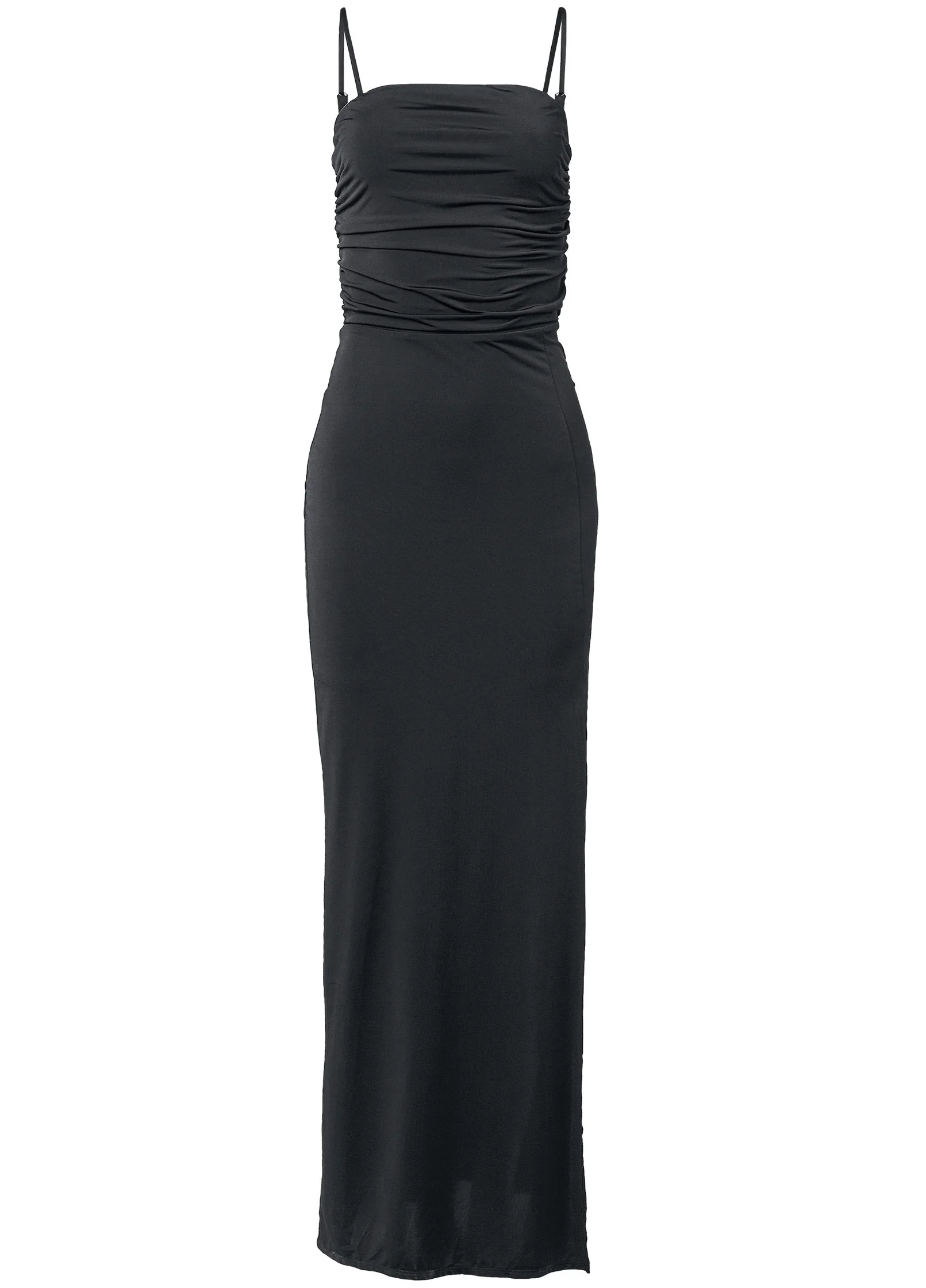 Shape Embrace High-Slit Dress - Black - Image 5