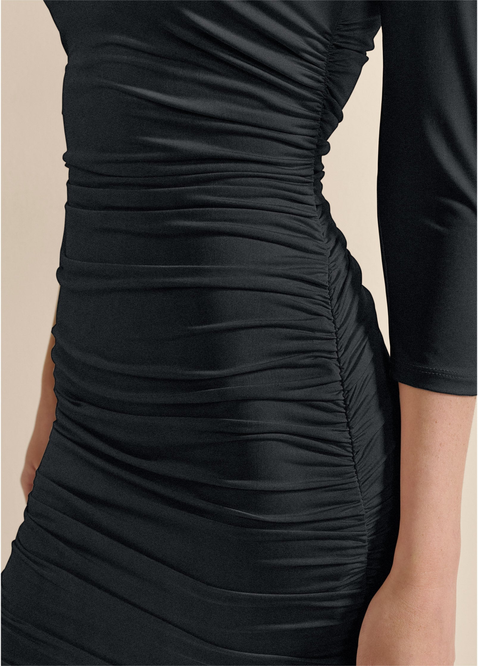 Shape Embrace Midi Dress - Black - Image 4