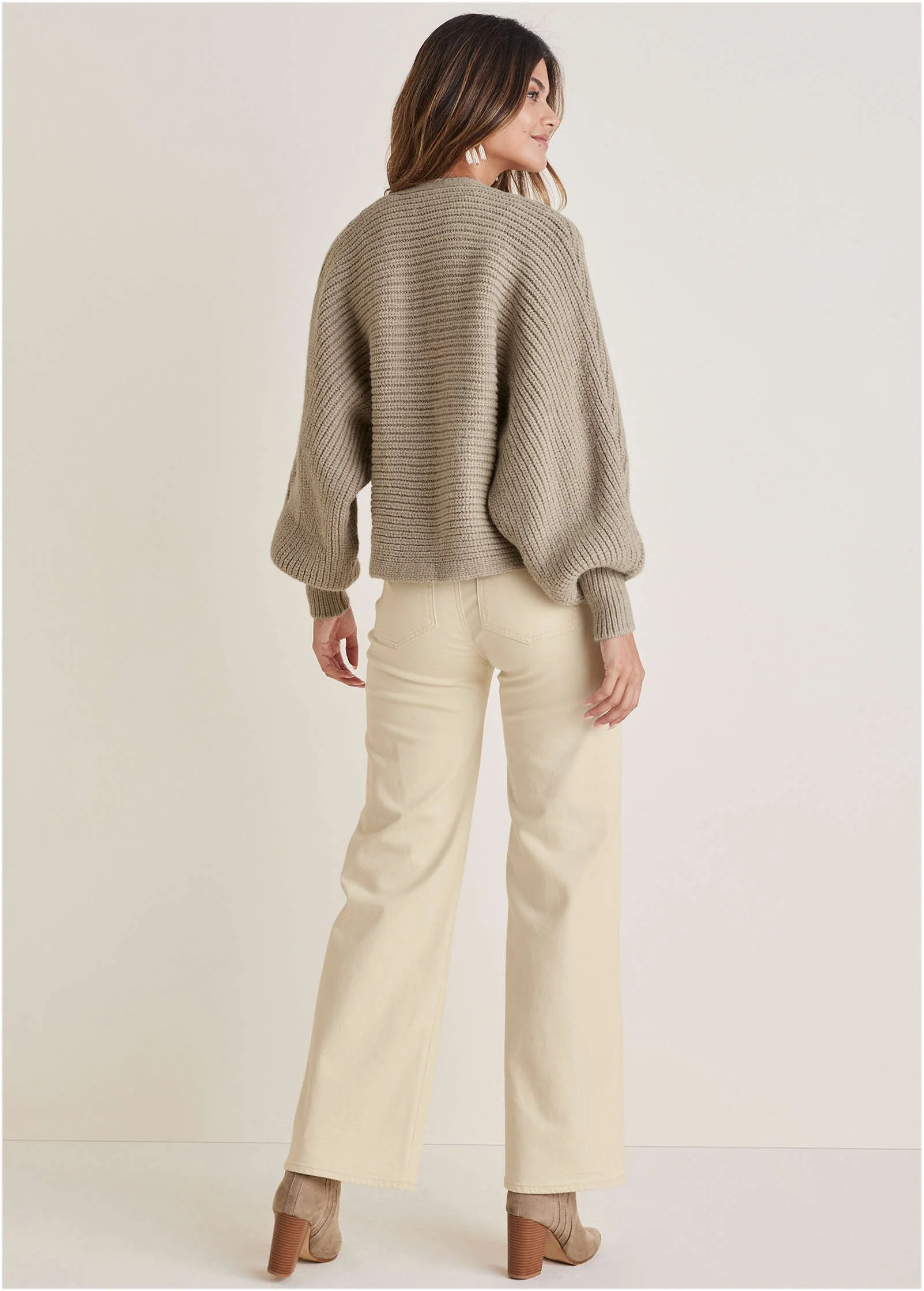 Shrug Cardigan - Oxford Tan - Image 3