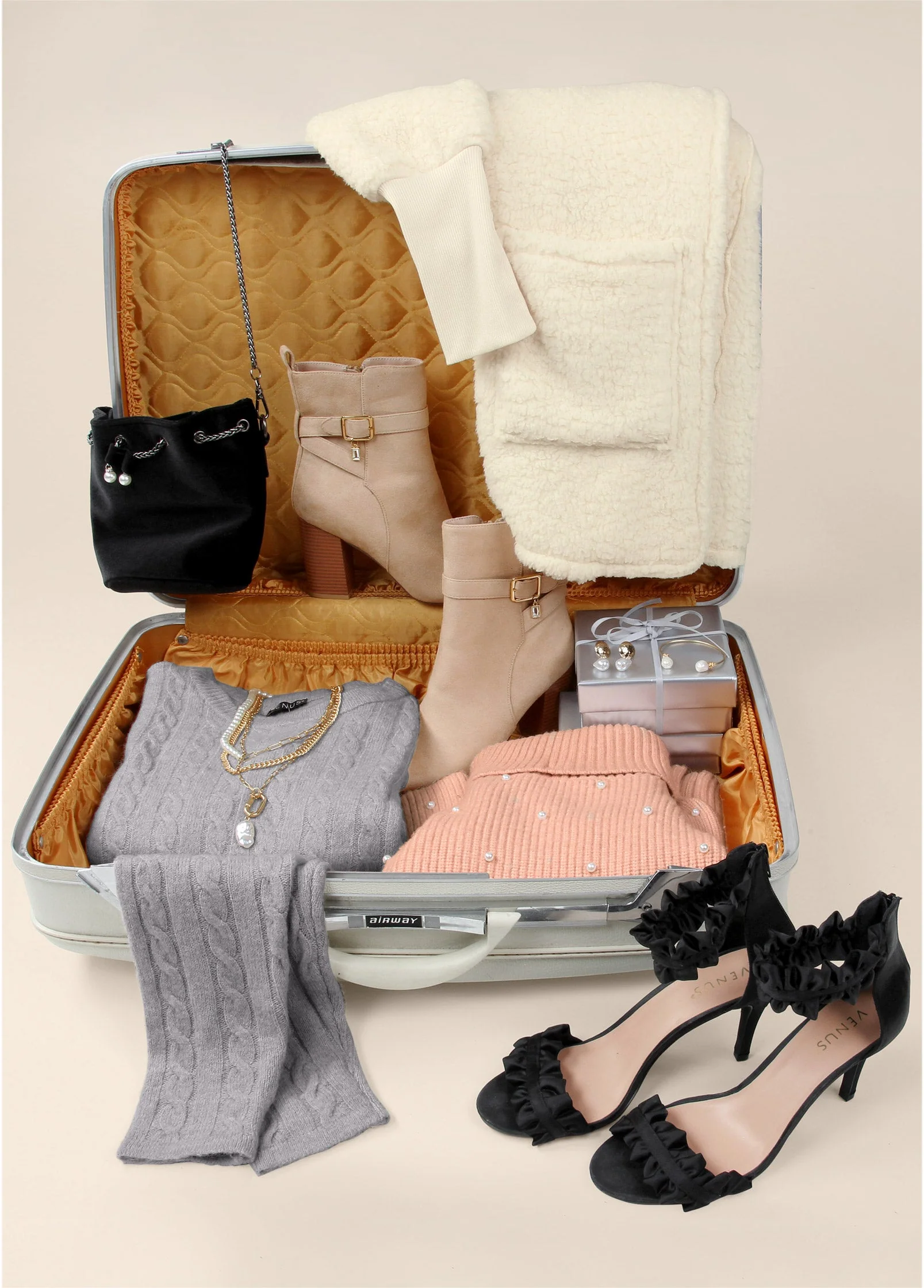 Pearl Embellished Sweater - Peach - Image 7