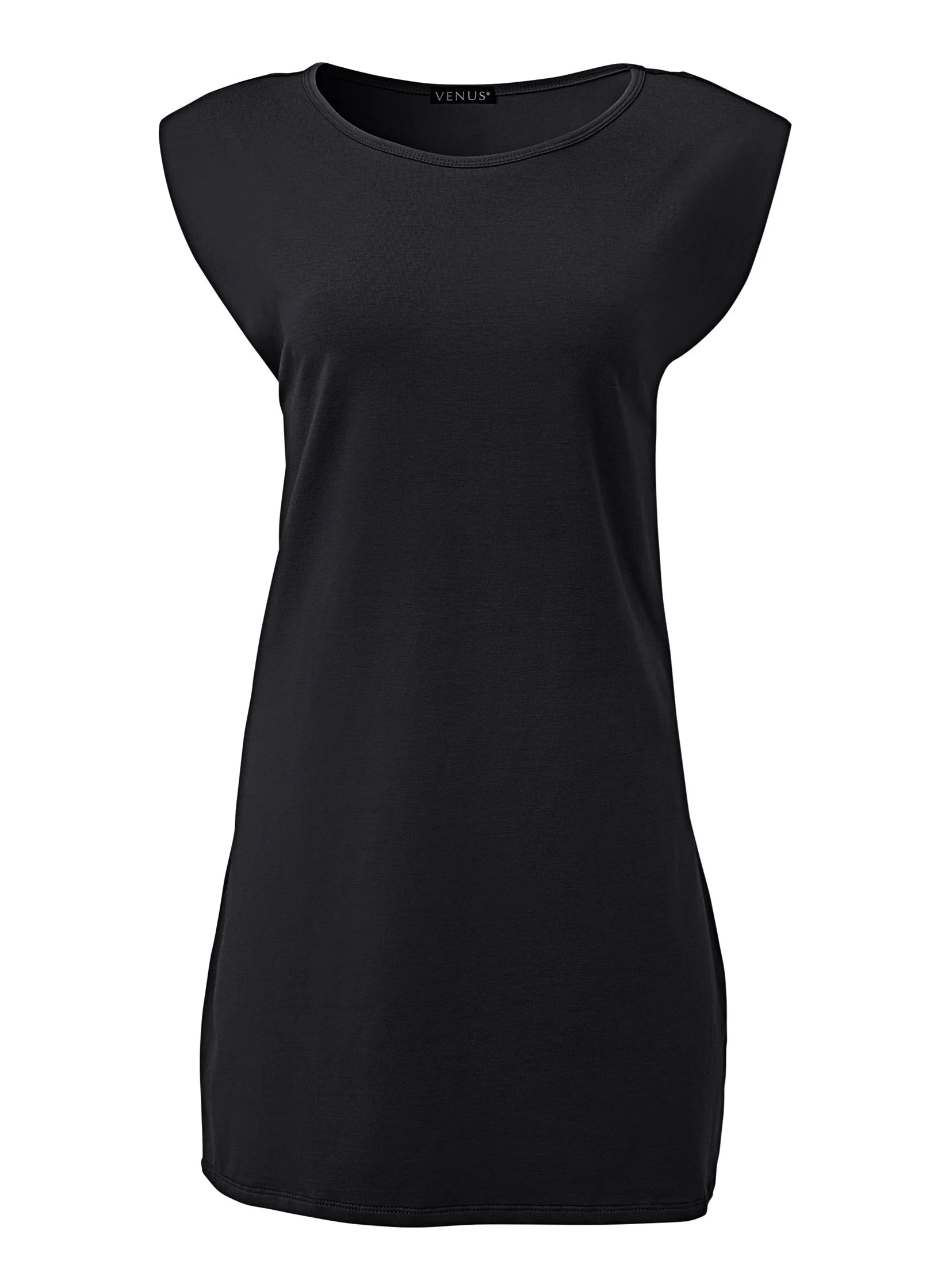 Easy Shift Dress - Jet Black - Image 5