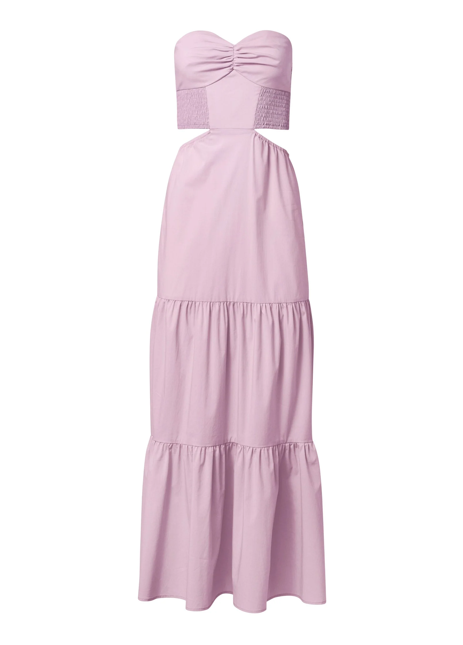 Cutout Tie-Back Maxi Dress - Light Purple - Image 5