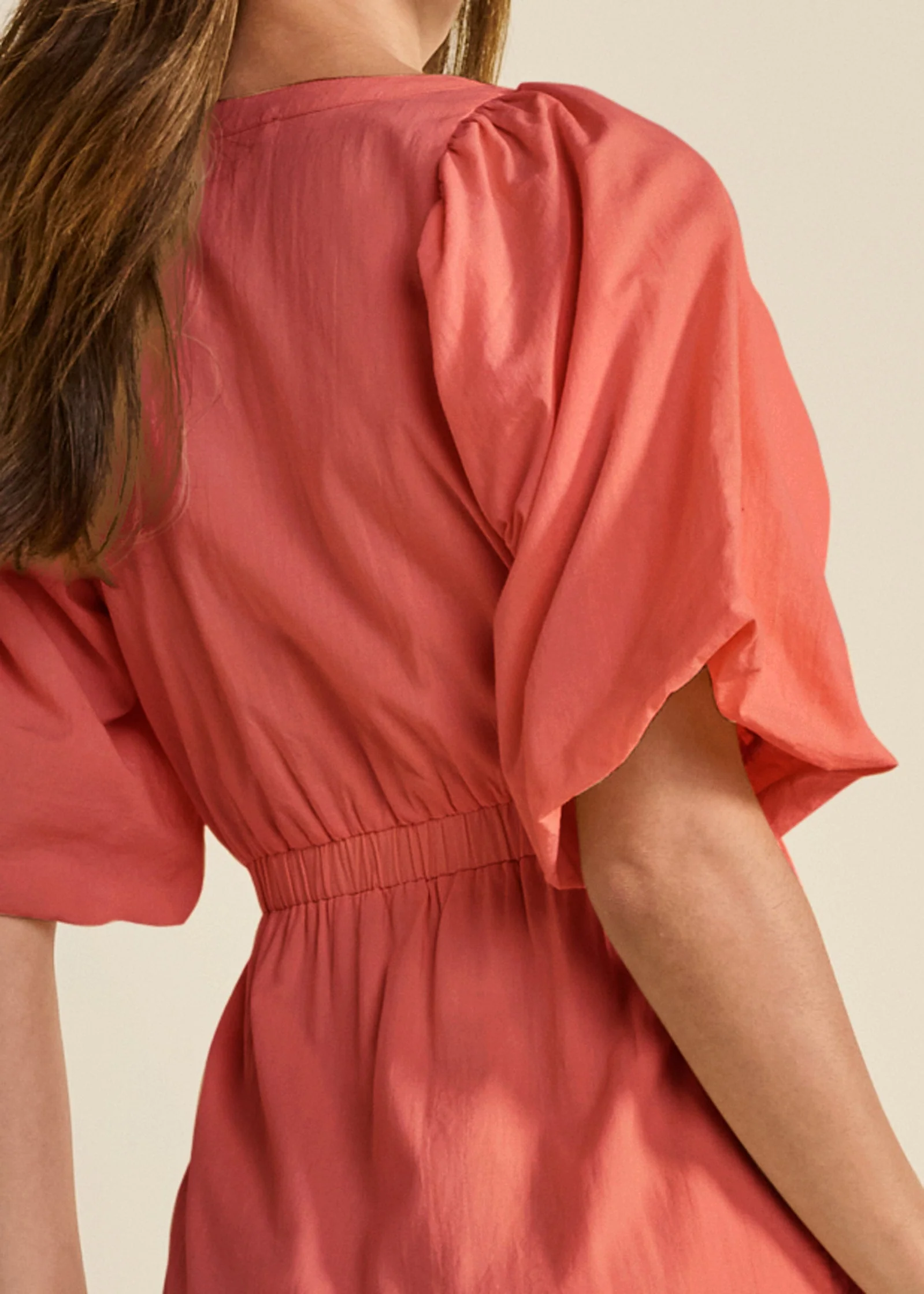 Ruffle Wrap Maxi Dress - Burnt Orange - Image 4
