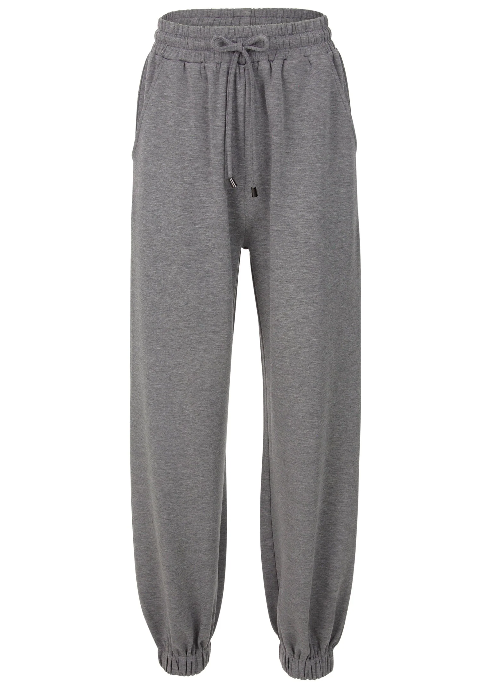 Double Knit Joggers - Medium Heather Grey - Image 6