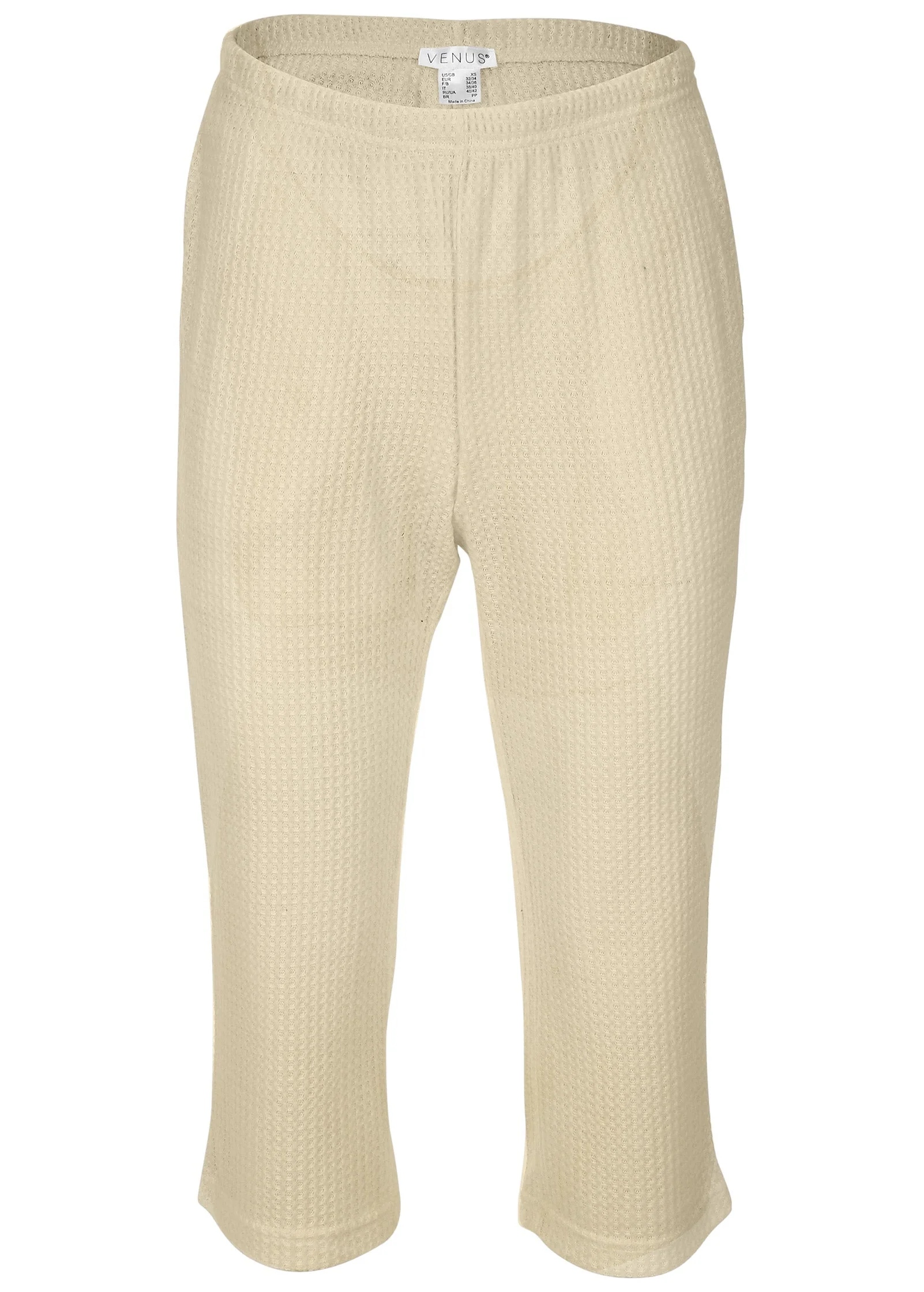 Cozy Waffle Crop Pant - Oatmeal - Image 6