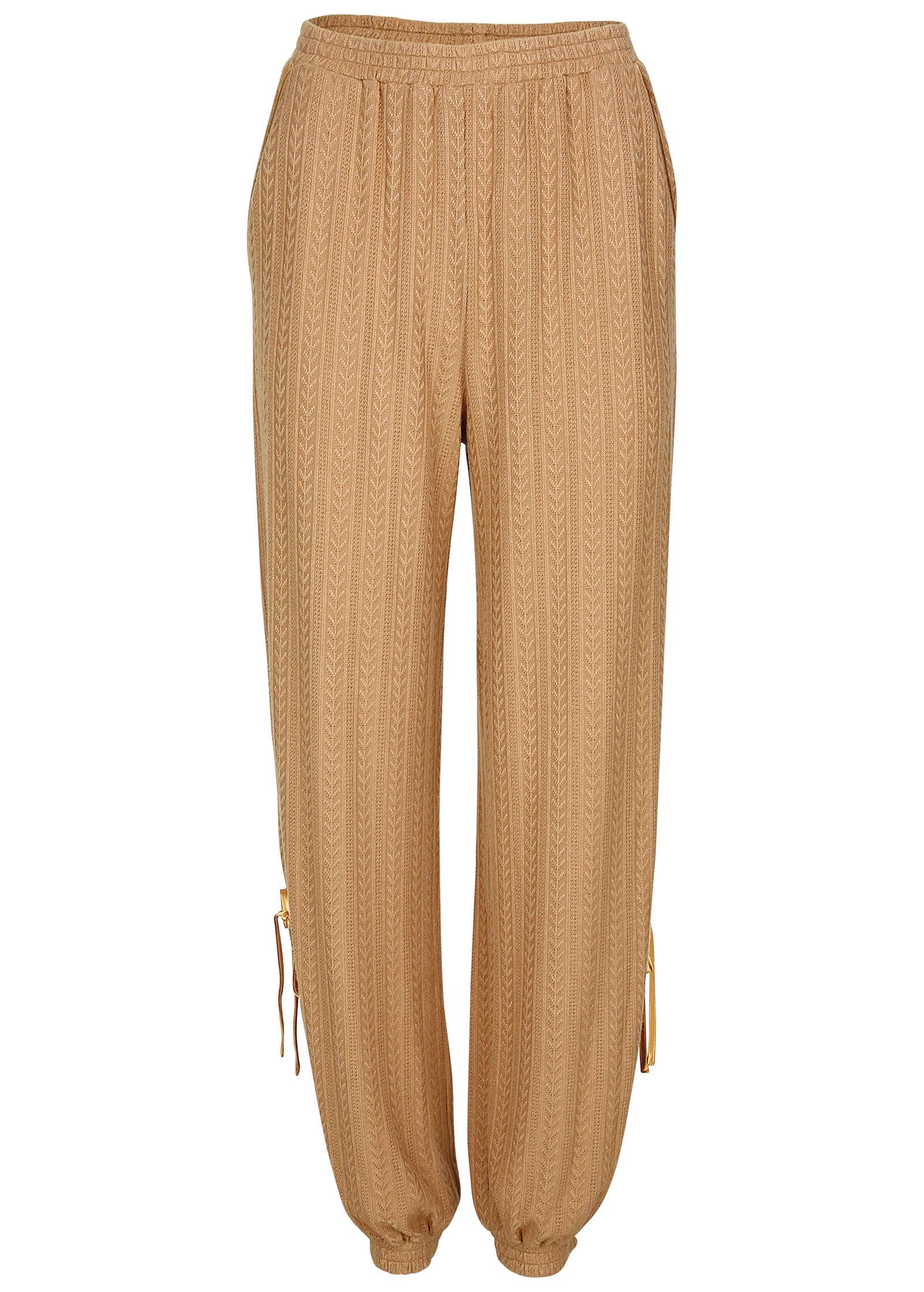 Brunch Knit Joggers - Camel - Image 7