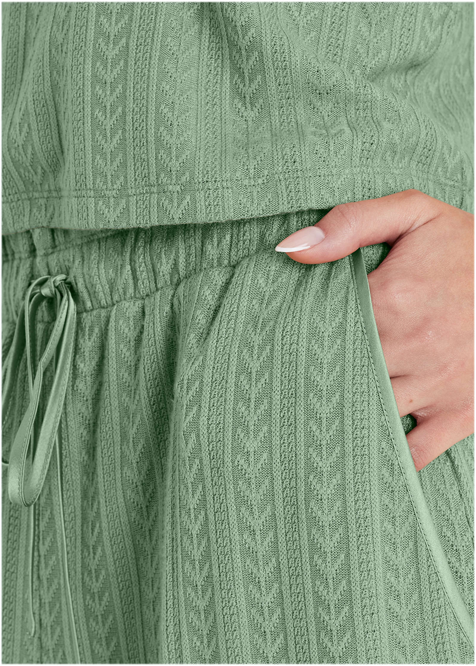 Brunch Knit 3 Piece Set - Basil - Image 5