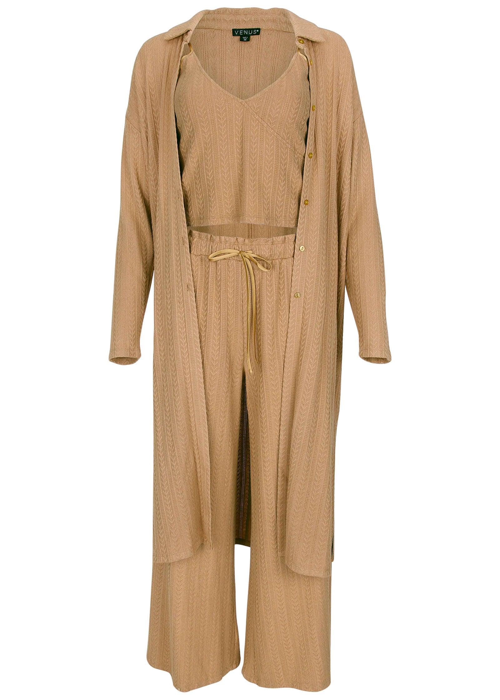 Brunch Knit 3 Piece Set - Camel - Image 6