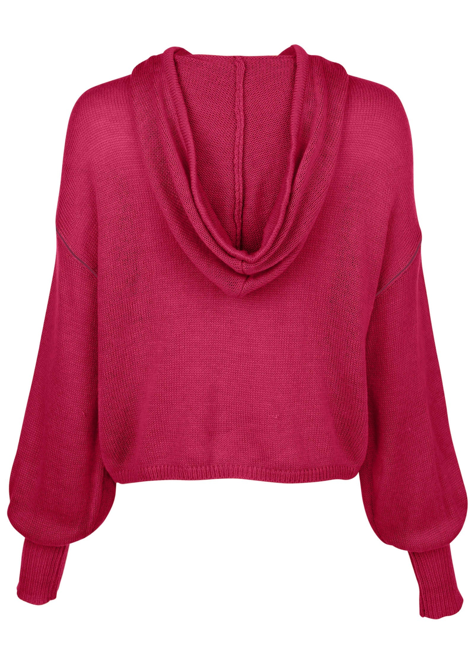 Contrast Stitch Hoodie - Granita - Image 3