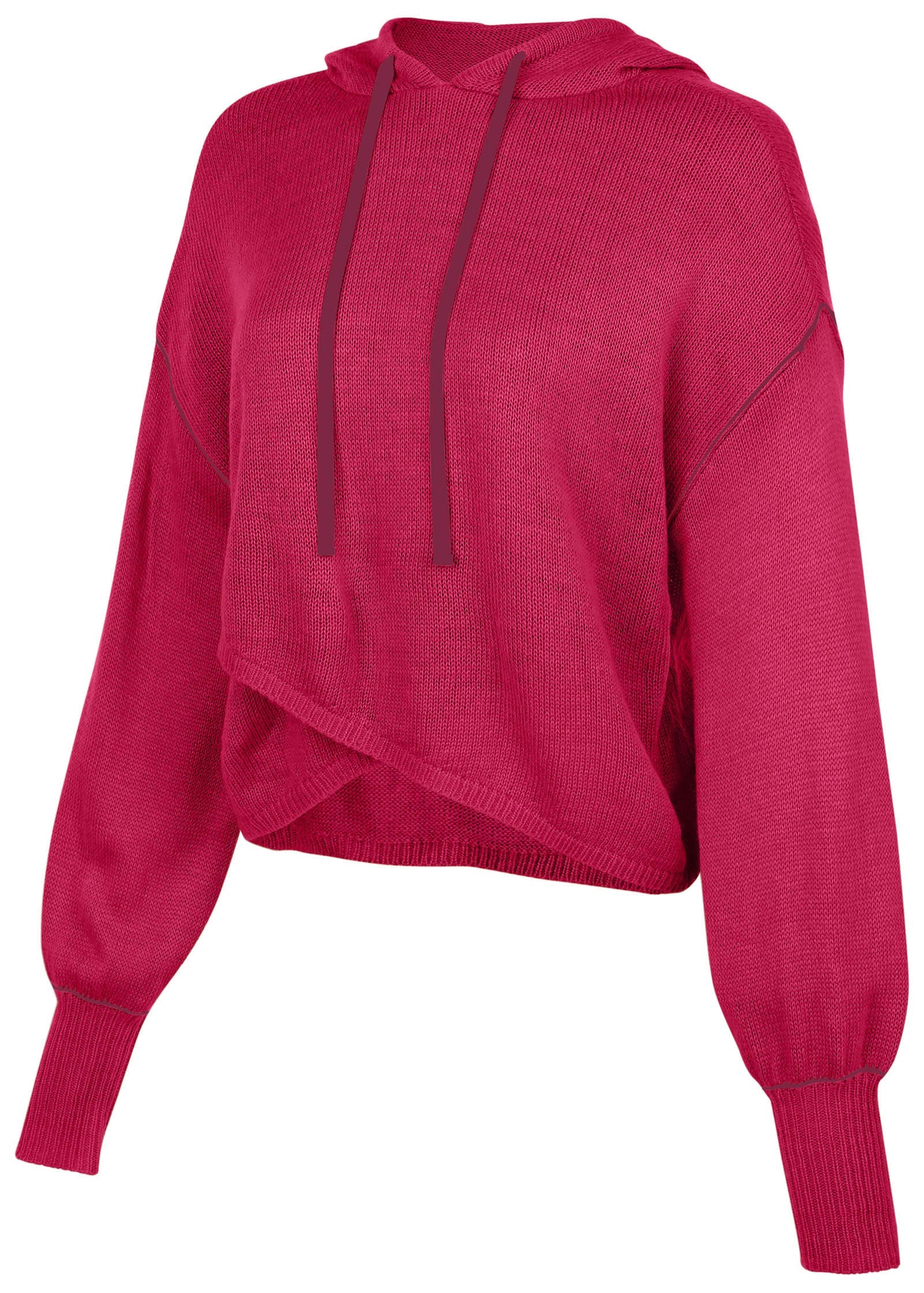 Contrast Stitch Hoodie - Granita - Image 4