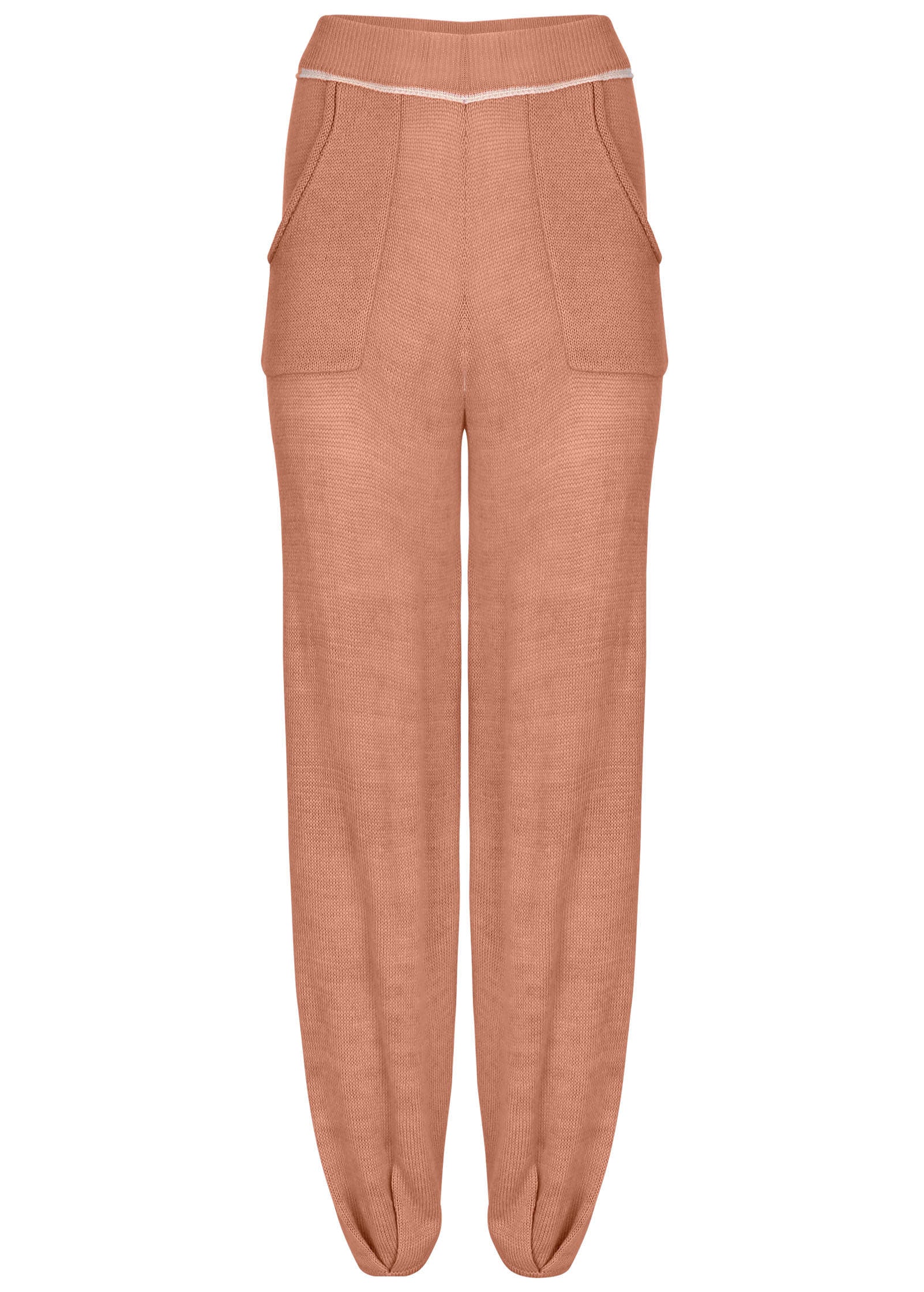 Contrast Stitch Jogger - Dusty Rose - Image 6